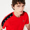 men s lacoste sport crocodile striped breathable piqu  t shirt
