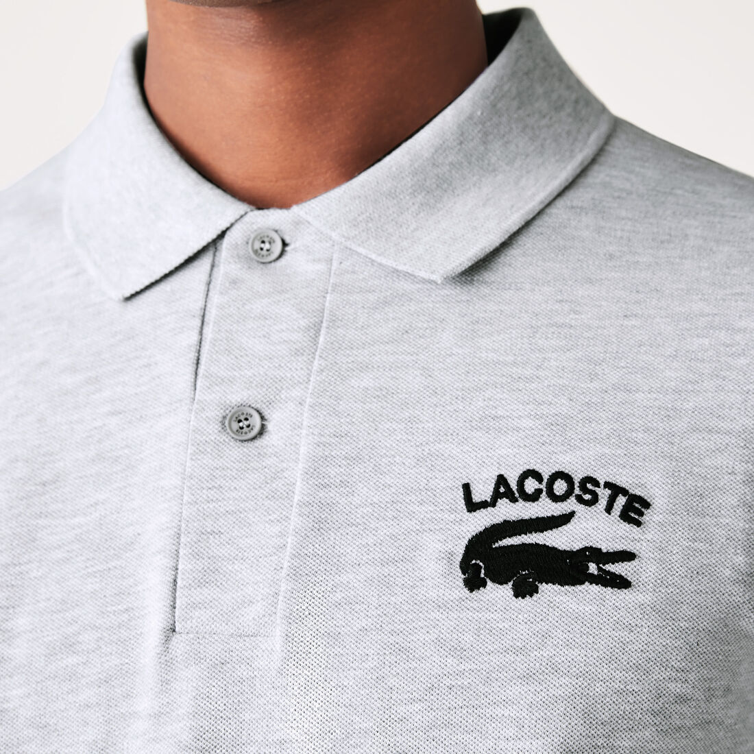 Men's Lacoste Branded Stretch Mini Piqué Polo Men's Lacoste Branded Stretch Mini Piqué Polo