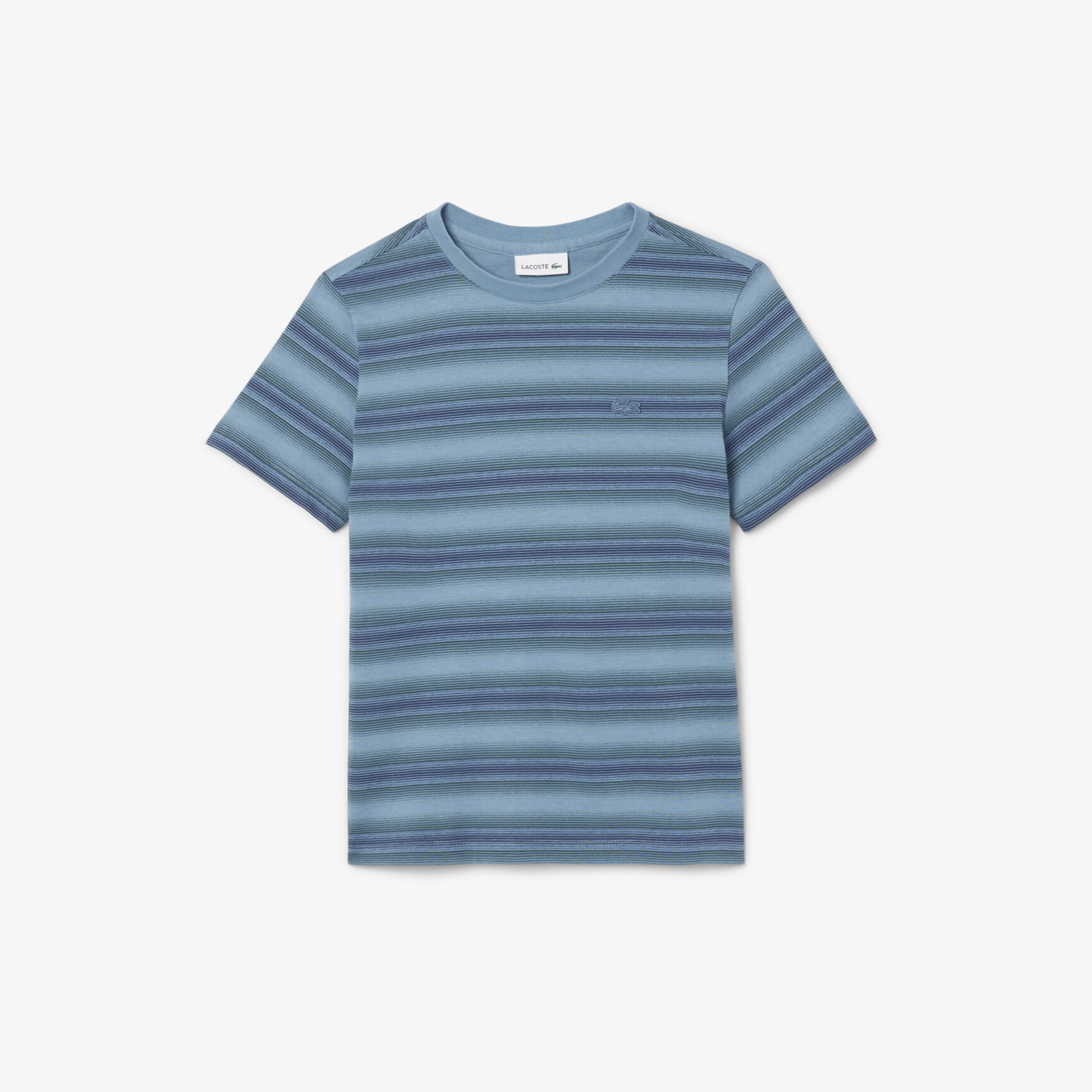 Striped Print Cotton T-shirt Striped Print Cotton T-shirt