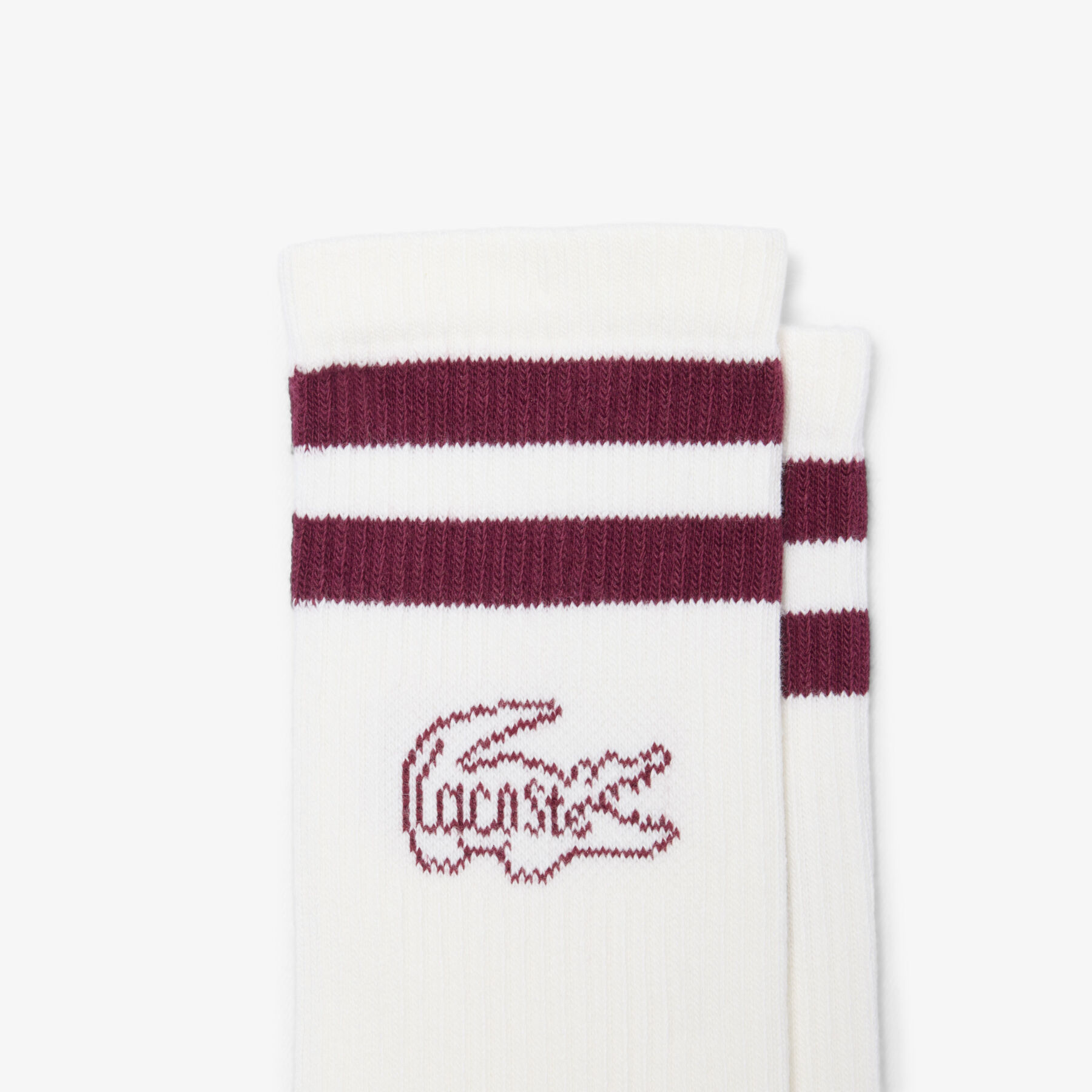 lacoste 3 pack ribbed socks