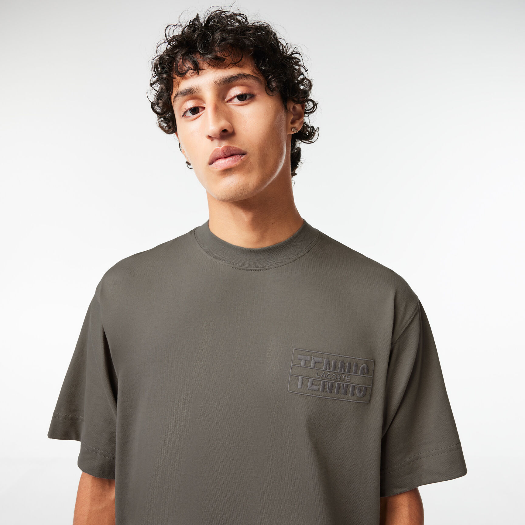 طقم تي شيرت قطن برقبة مستديرة للرجال، 3 قطع