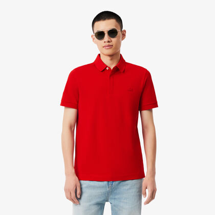 Regular Fit Paris Stretch Pique Polo Shirt