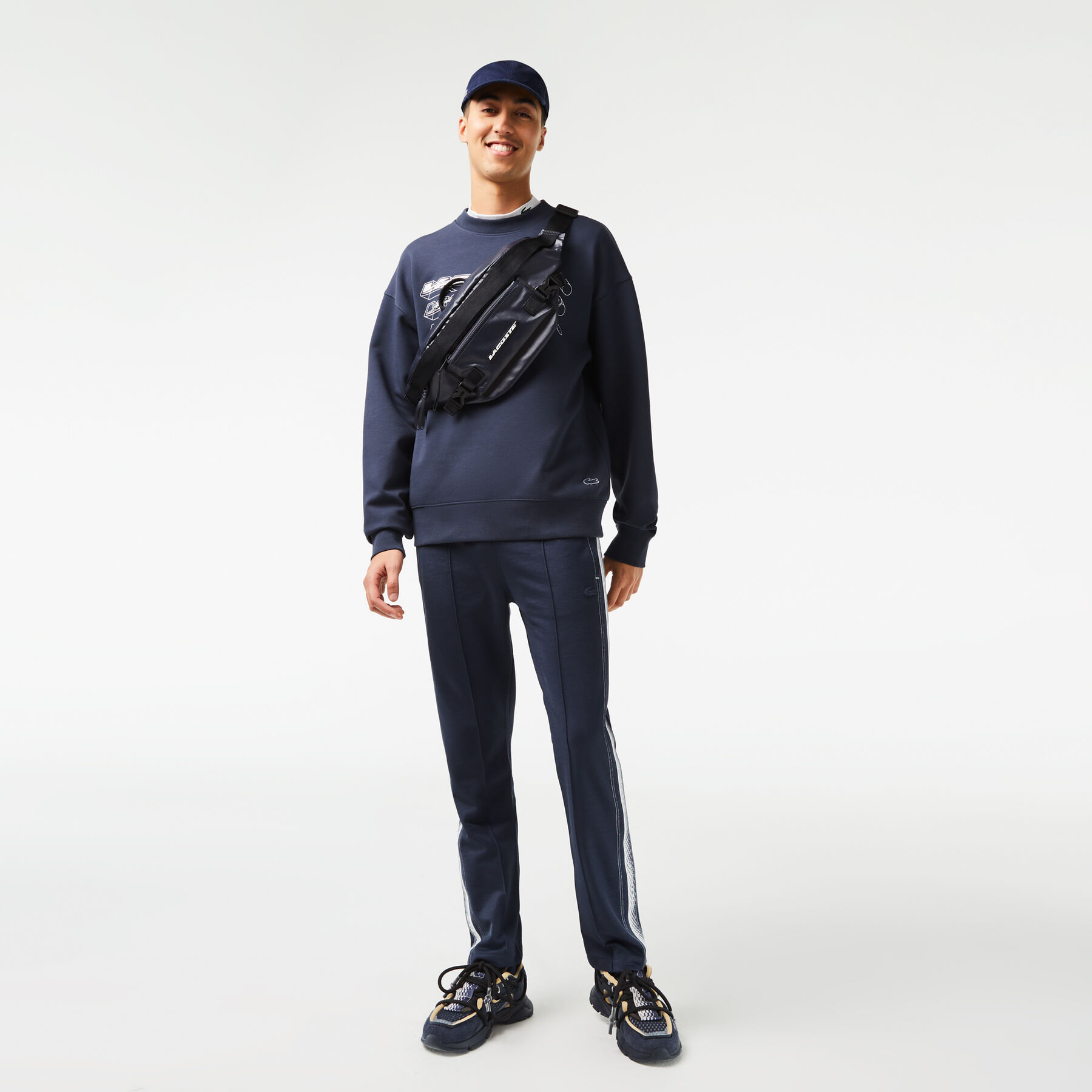 Men's Lacoste Regular Fit Pique Track Pants