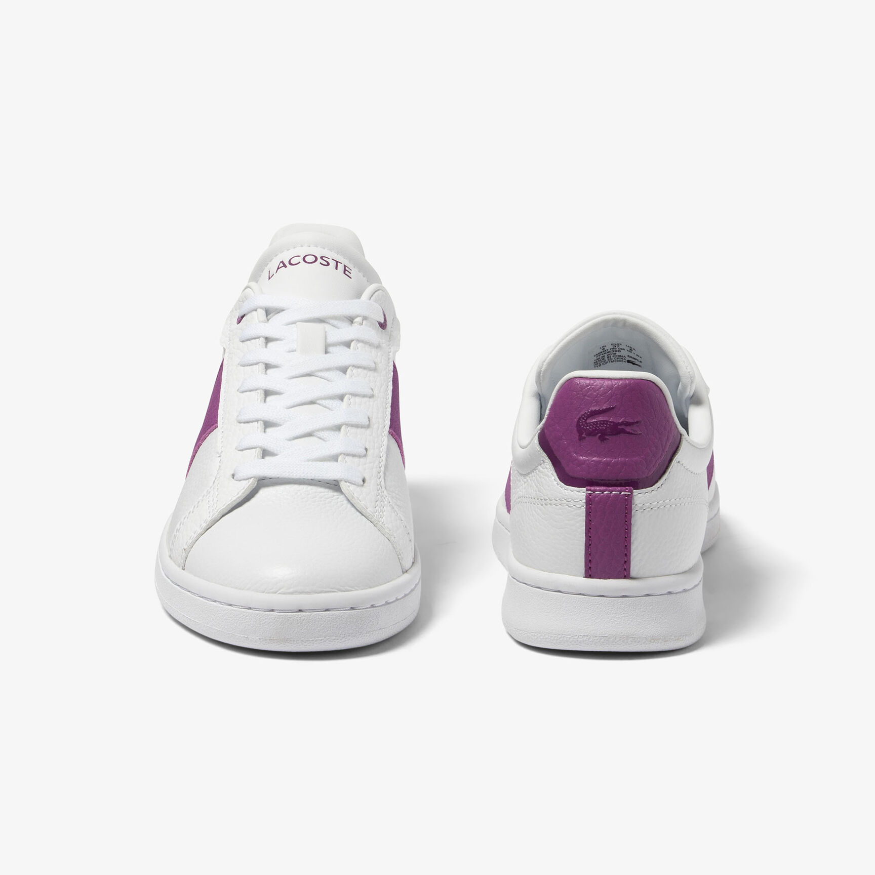 Women's Lacoste Carnaby Pro Leather Colour Block Trainers Women's Lacoste Carnaby Pro Leather Colour Block Trainers