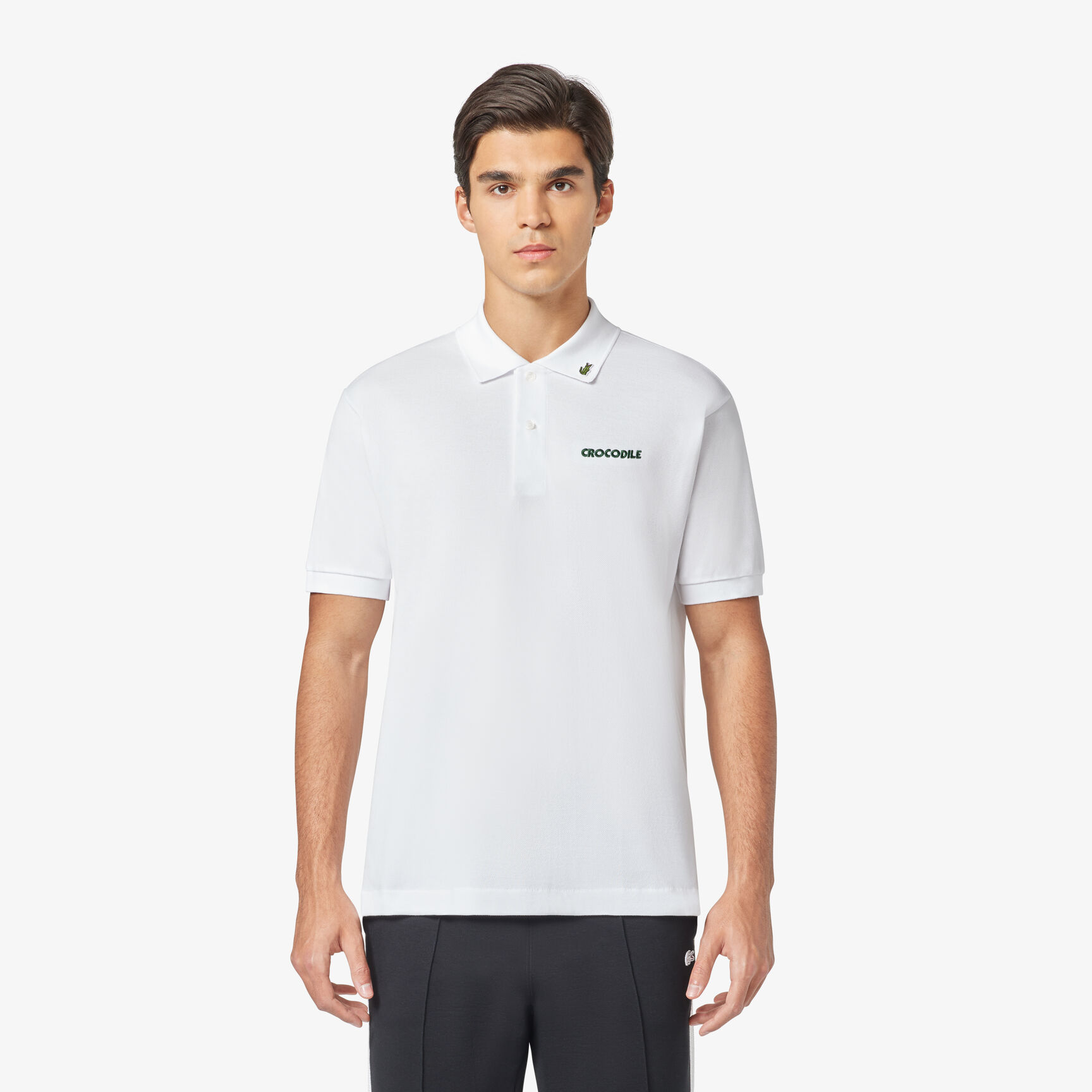 قميص بولو L.12.12 أصلي مطرز بشعار الماركة قميص بولو L.12.12 أصلي مطرز بشعار الماركة