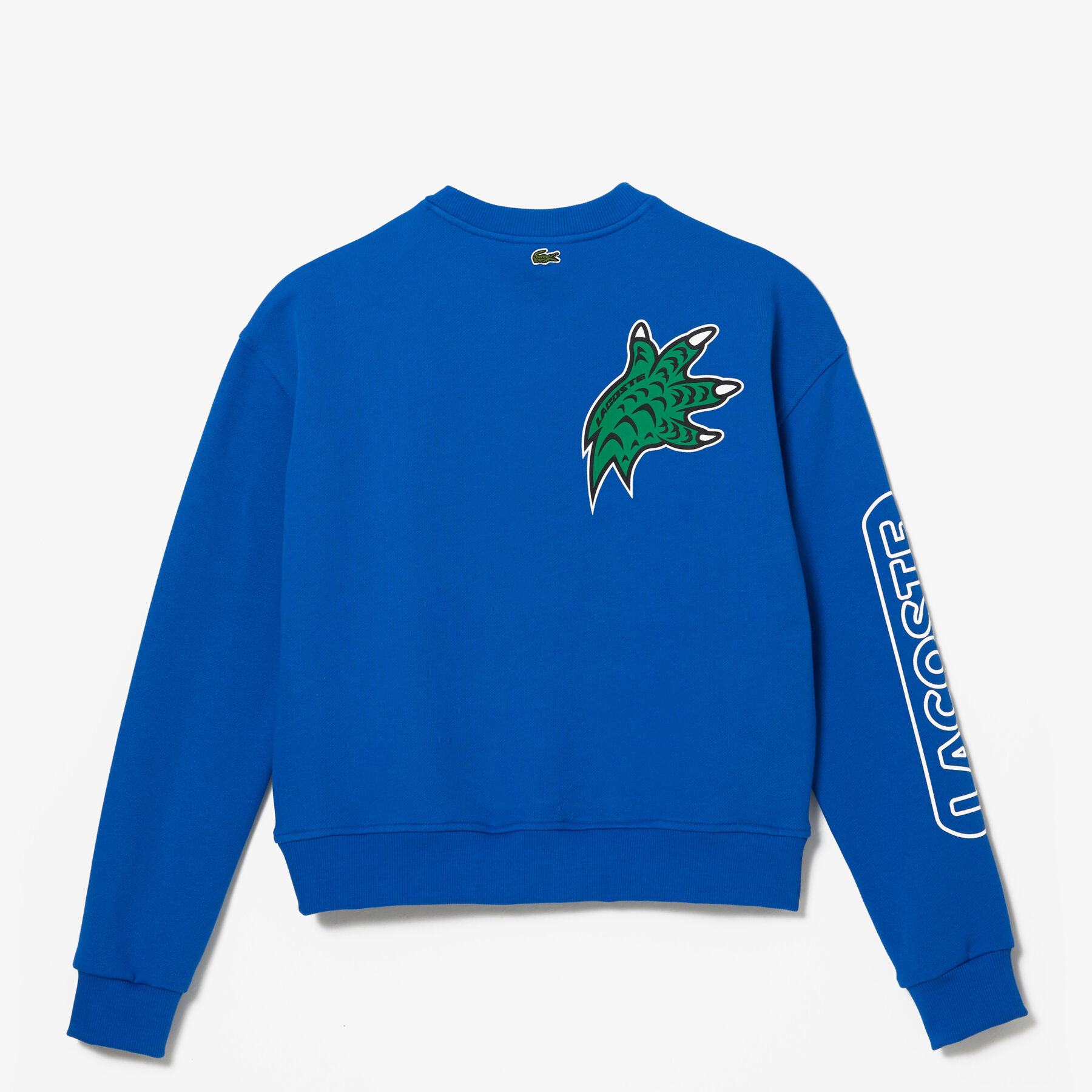Women's Holiday Loose Fit Oversized Print And Branded Sweatshirt lacoste women s holiday loose fit oversized print and branded sweatshirt