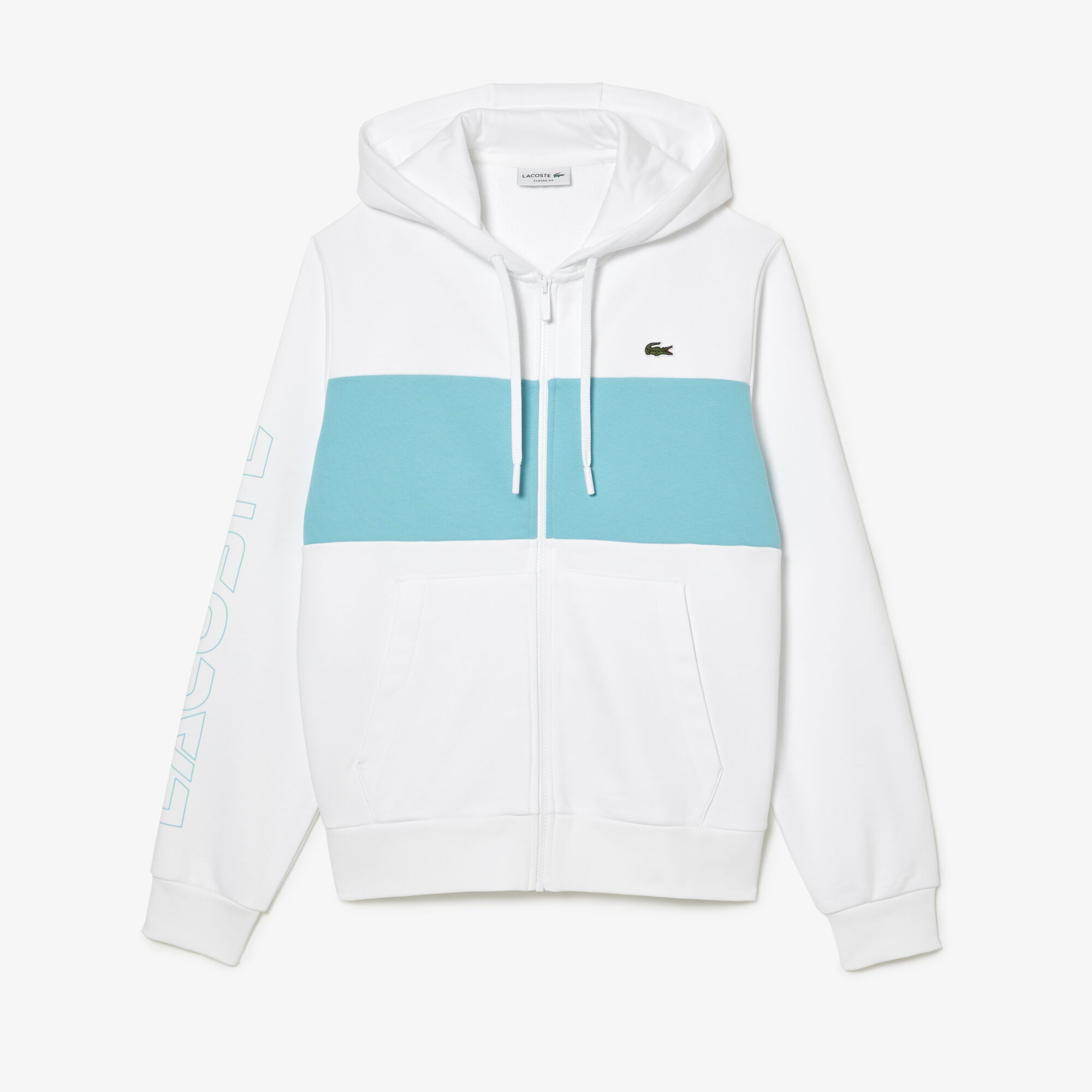 Lacoste colour block hoodie best sale