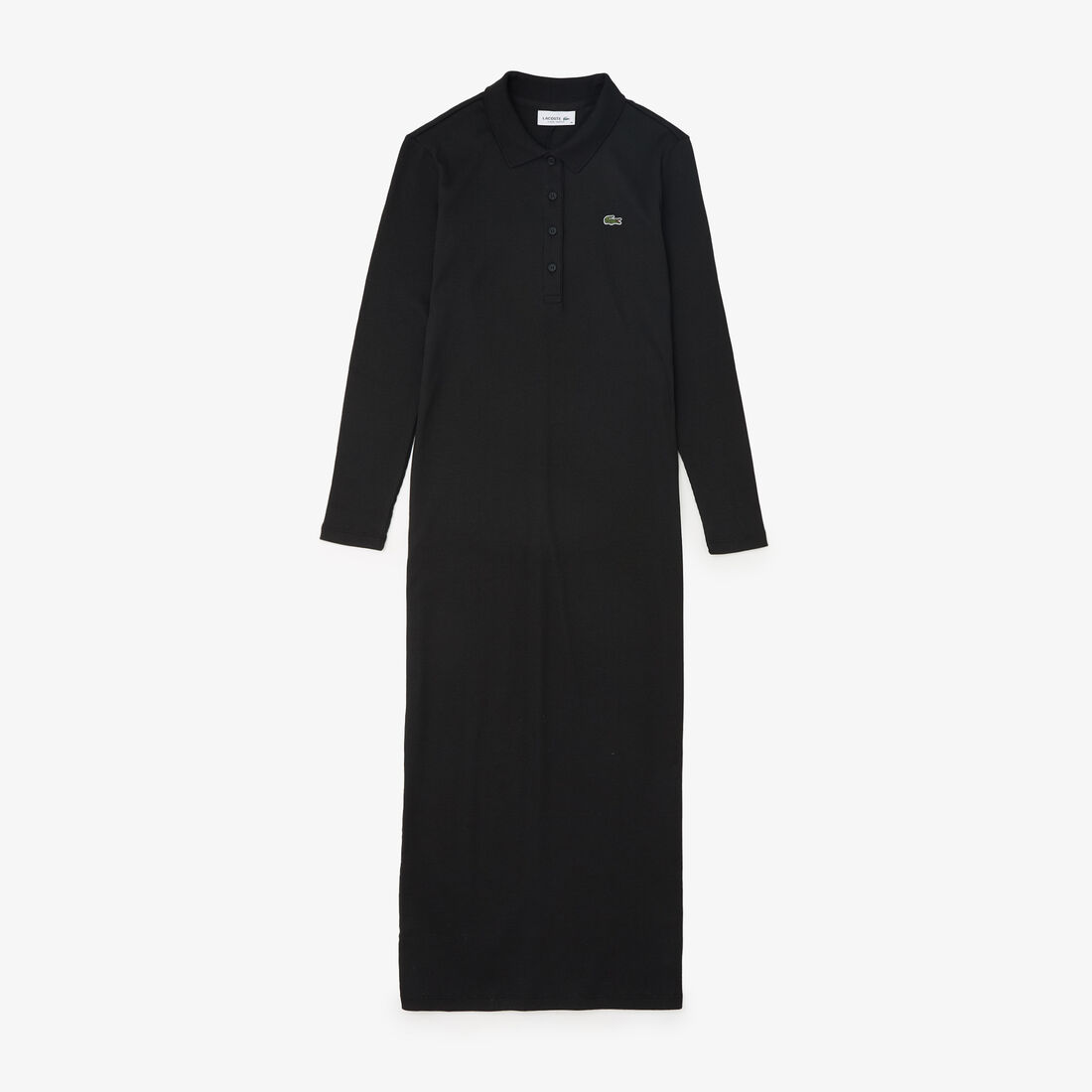 قصة ضيقة Ribbed قطن Polo Collar فستان Slim Fit Ribbed Cotton Polo Collar Dress - EF5297-00-031