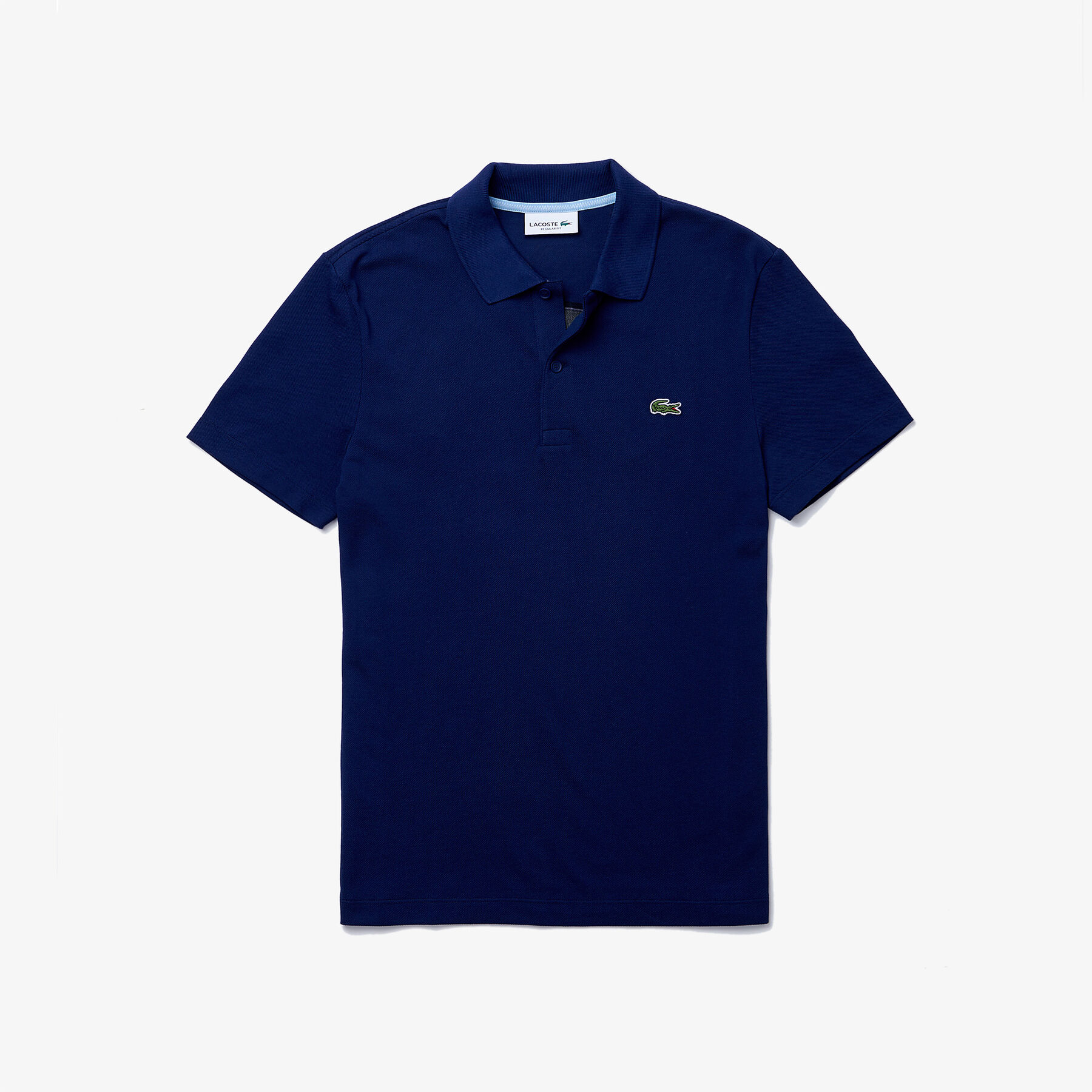 men s lacoste regular fit embroidered logo cotton piqu  polo