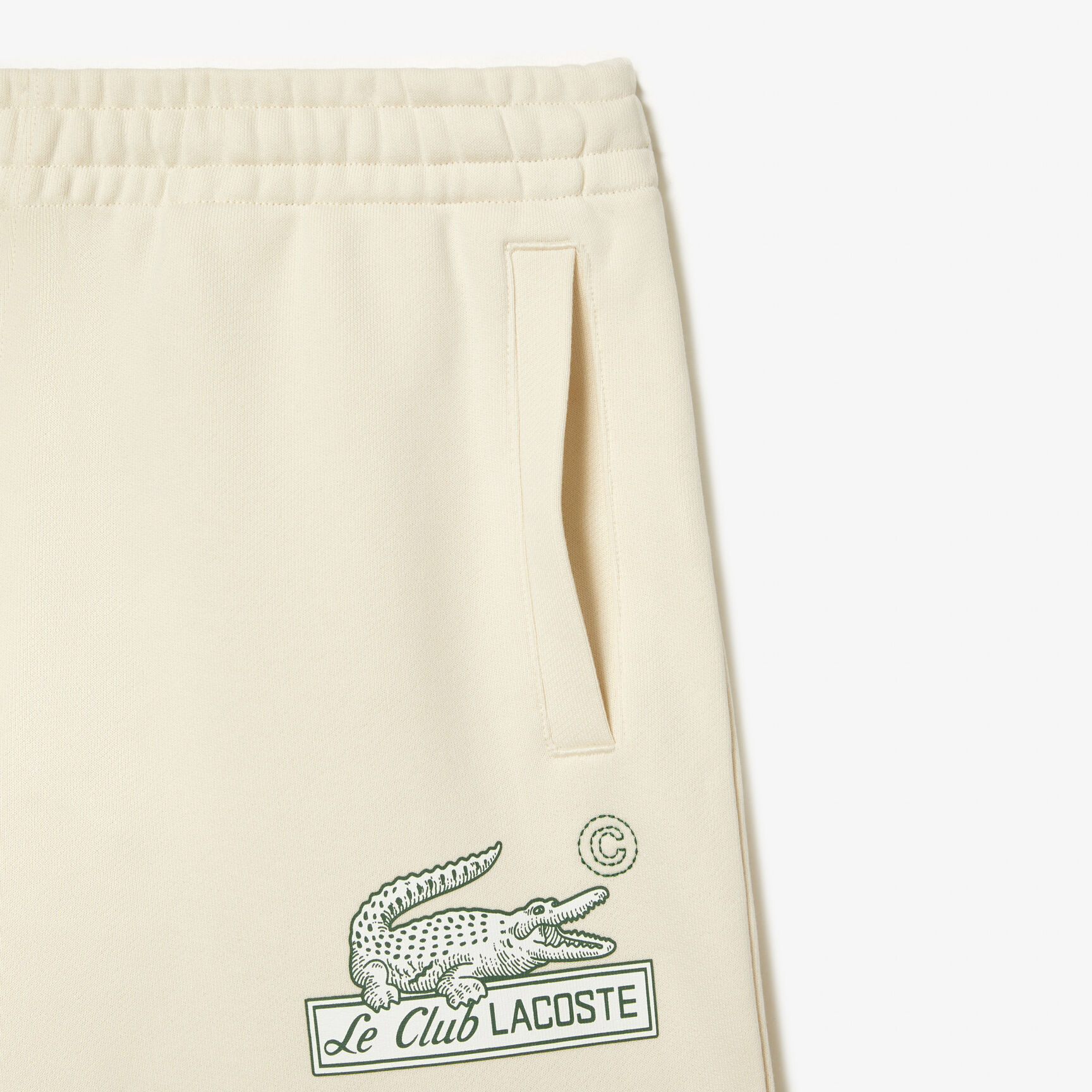 Men's Lacoste Unbrushed Organic Cotton Fleece Shorts