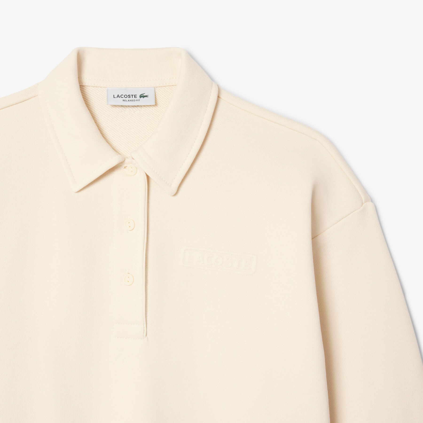 Polo Collar Sweatshirt