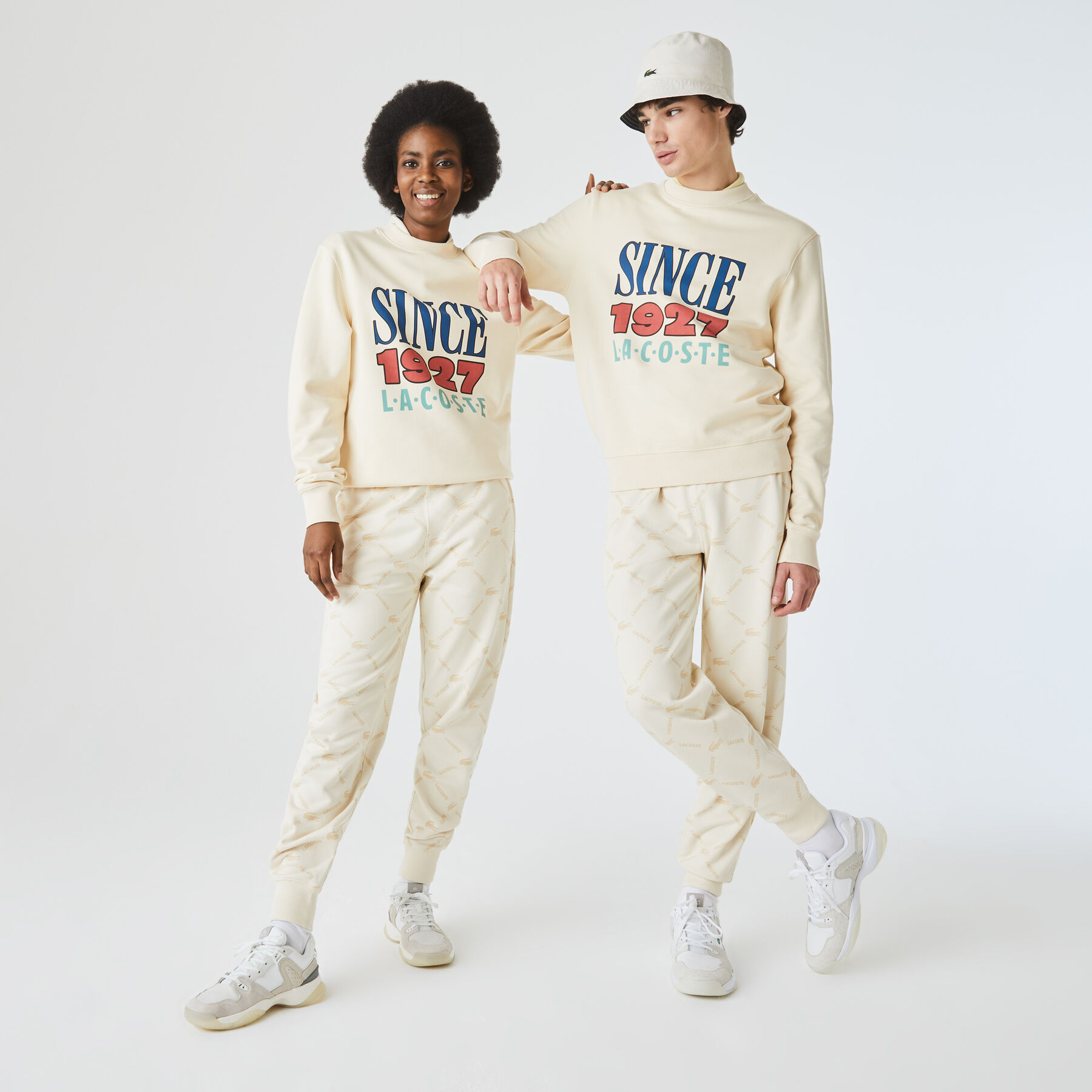 Unisex Lacoste LIVE Print Fleece Tracksuit Pants unisex lacoste live print fleece tracksuit pants