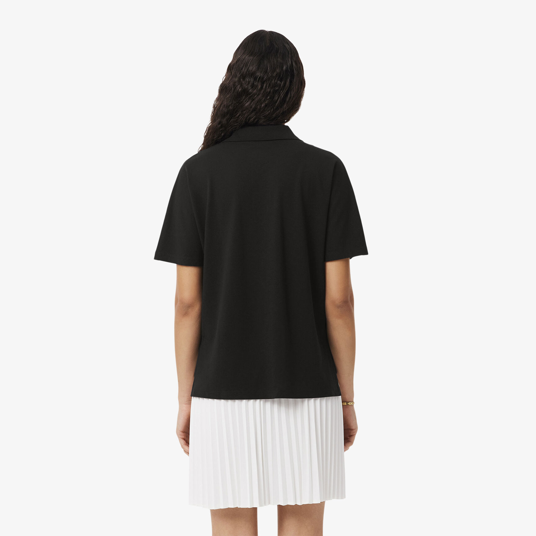 Relaxed Fit Fluid Pique Polo Shirt Relaxed Fit Fluid Pique Polo Shirt