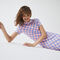 Women’s Lacoste LIVE Checkerboard Pattern Cotton Piqué Polo Dress women s lacoste live checkerboard pattern cotton piqu polo dress
