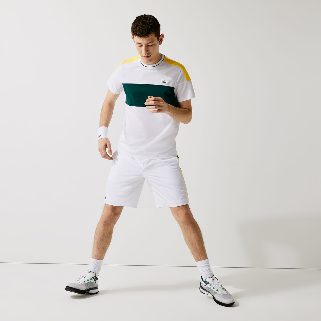 تيشيرت رياضي للرجال من القطن الخفيف للغاية من مجموعة Lacoste SPORT تيشيرت رياضي للرجال من القطن الخفيف للغاية من مجموعة Lacoste SPORT
