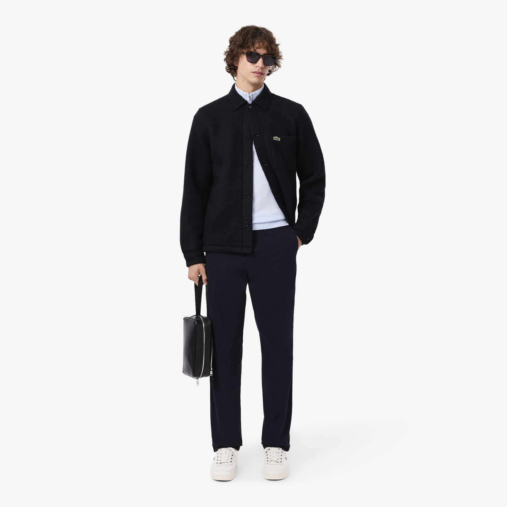 Wool Blend Felt Overshirt Wool Blend Felt Overshirt