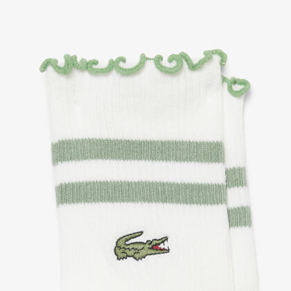 2-Pack Frilled Socks lacoste 2 pack frilled socks
