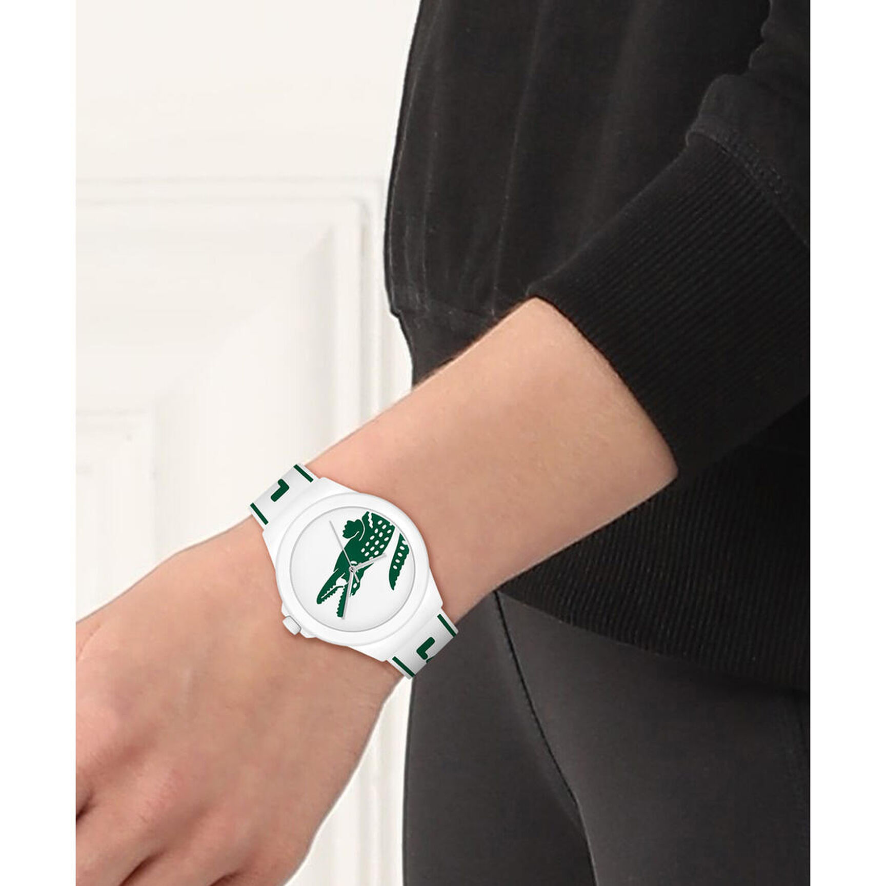 Unisex White Silicone Strap Watch
