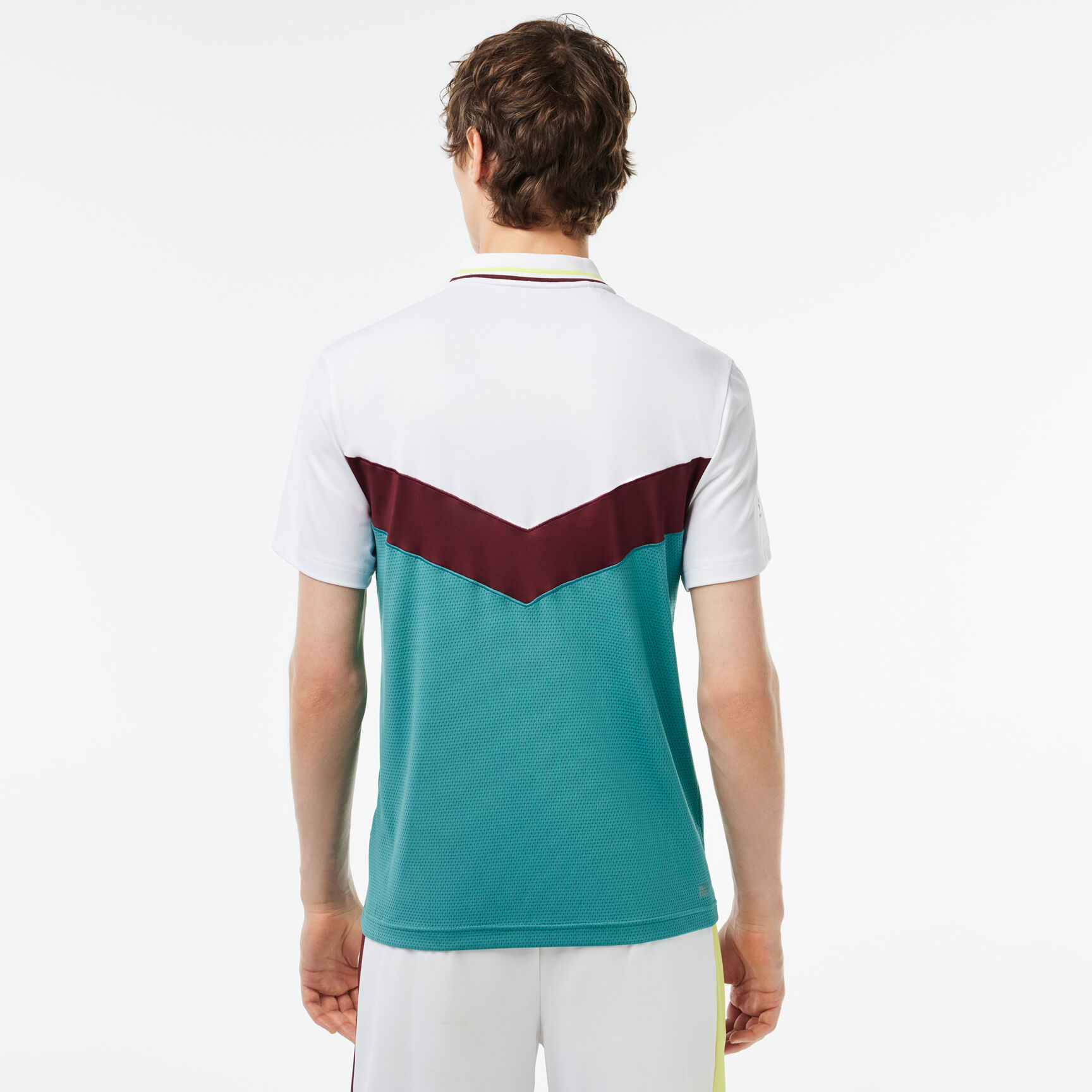 Slim Fit Lacoste Tennis x Daniil Medvedev Seamless Effect Polo Shirt Slim Fit Lacoste Tennis x Daniil Medvedev Seamless Effect Polo Shirt