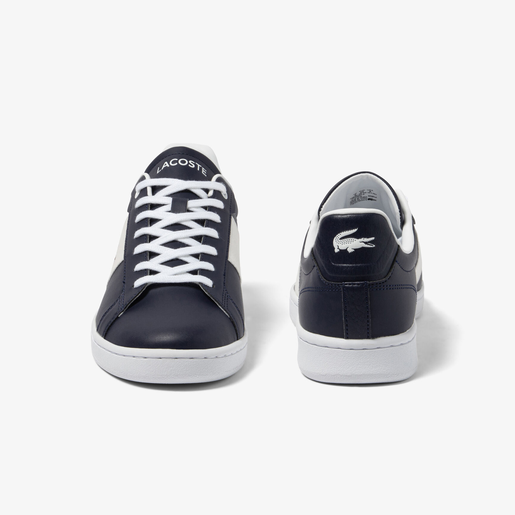 Men's Lacoste Carnaby Pro Leather Colour Contrast Trainers Men's Lacoste Carnaby Pro Leather Colour Contrast Trainers