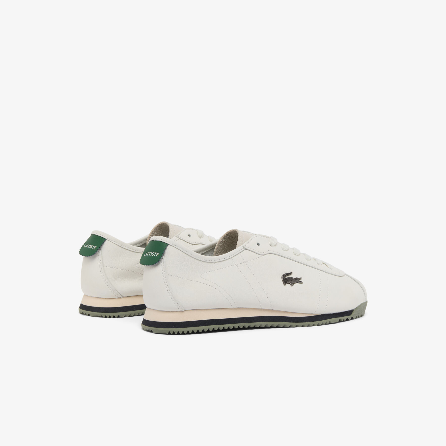 Men's Club-Low Leather Sneakers لاكوست men s club low leather sneakers