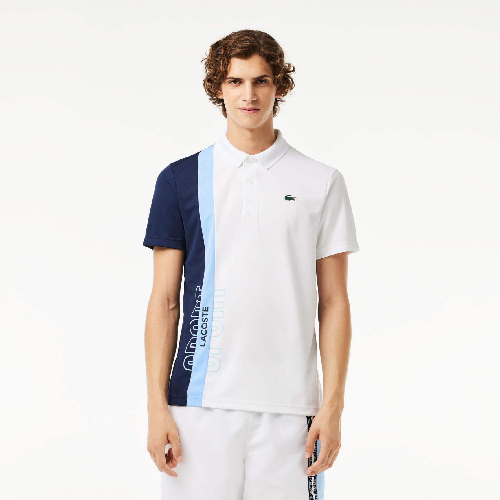 Regular Fit Recycled Knit Tennis Polo Shirt