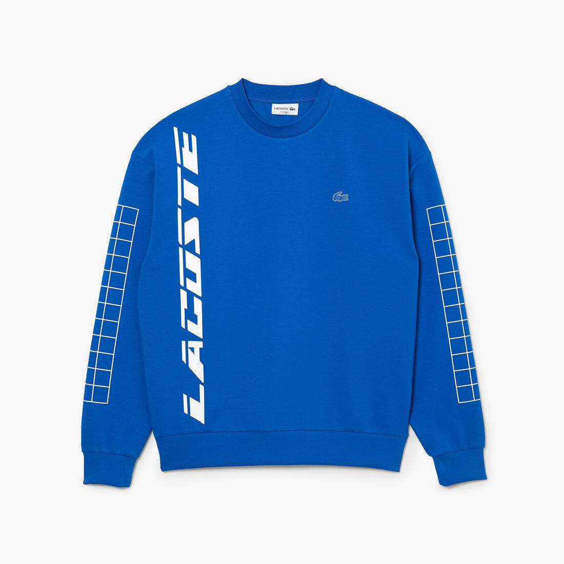 Men's Lacoste Loose Fit Two-Ply Piqué Sweatshirt Men's Lacoste Loose Fit Two-Ply Piqué Sweatshirt