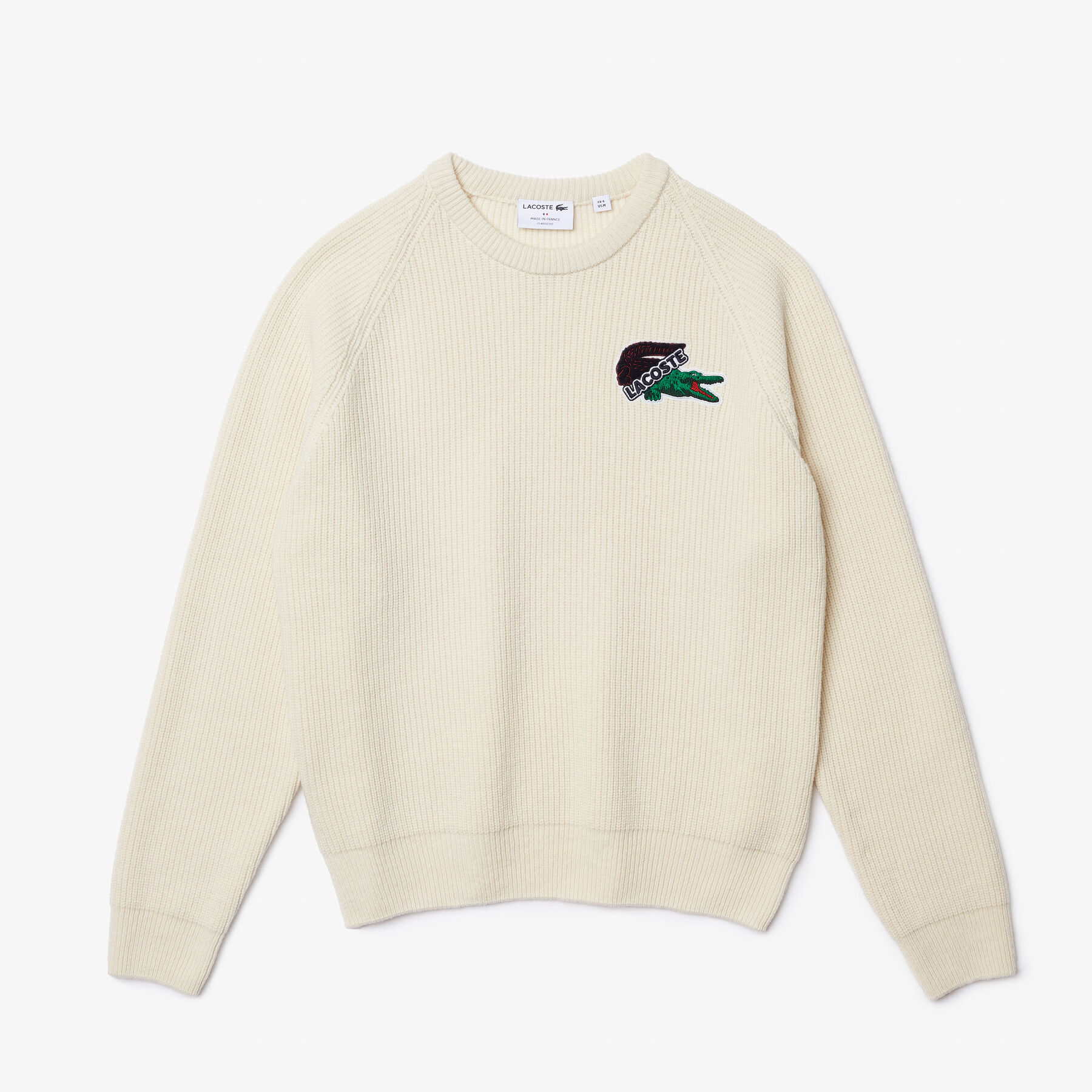 men s lacoste holiday large crocodile sweater