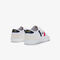 Women's Sideline Tricolour Canvas and Suede Sneakers lacoste women s sideline tricolour canvas and suede sneakers