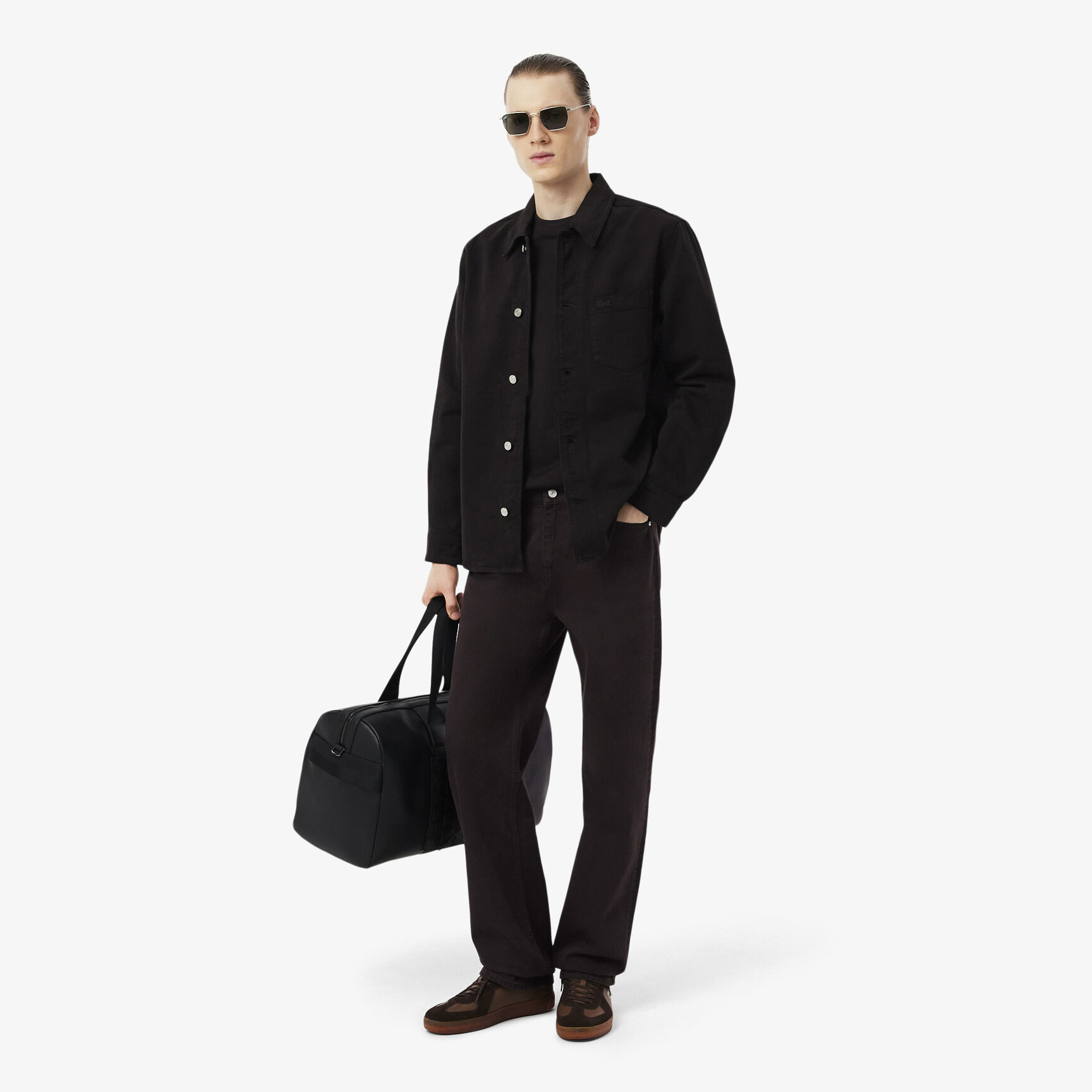 بنطلون جينز بقصة مستقيمة وخمسة جيوب