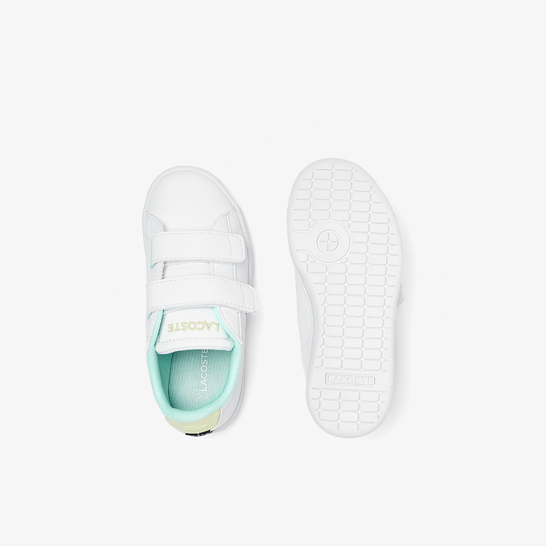 Infants' Carnaby Evo Synthetic Citrus Accent Trainers lacoste infants carnaby evo synthetic citrus accent trainers