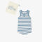 lacoste striped terry baby onesie