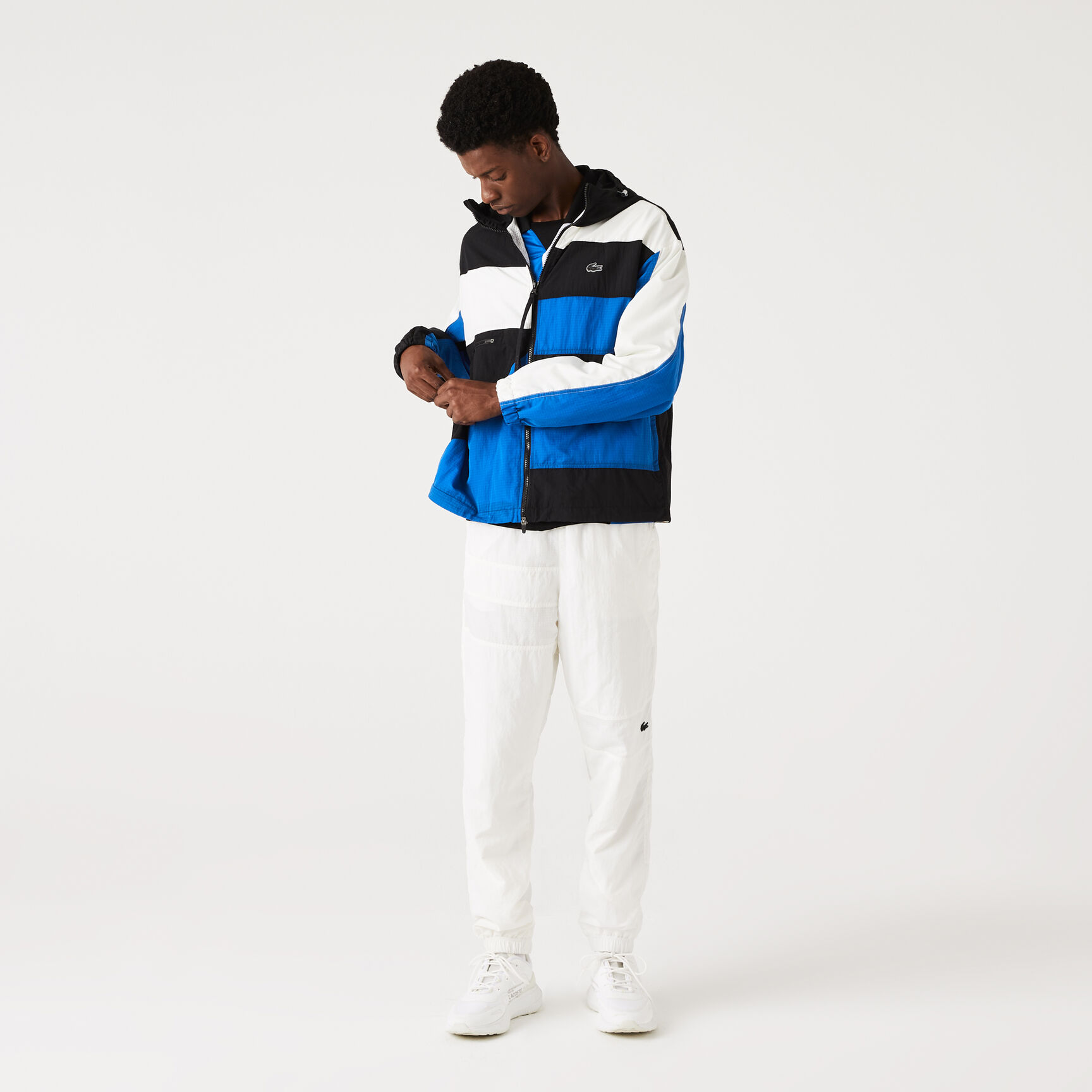 Men's Lacoste Patchwork Effect Jacket Men's Lacoste Patchwork Effect Jacket