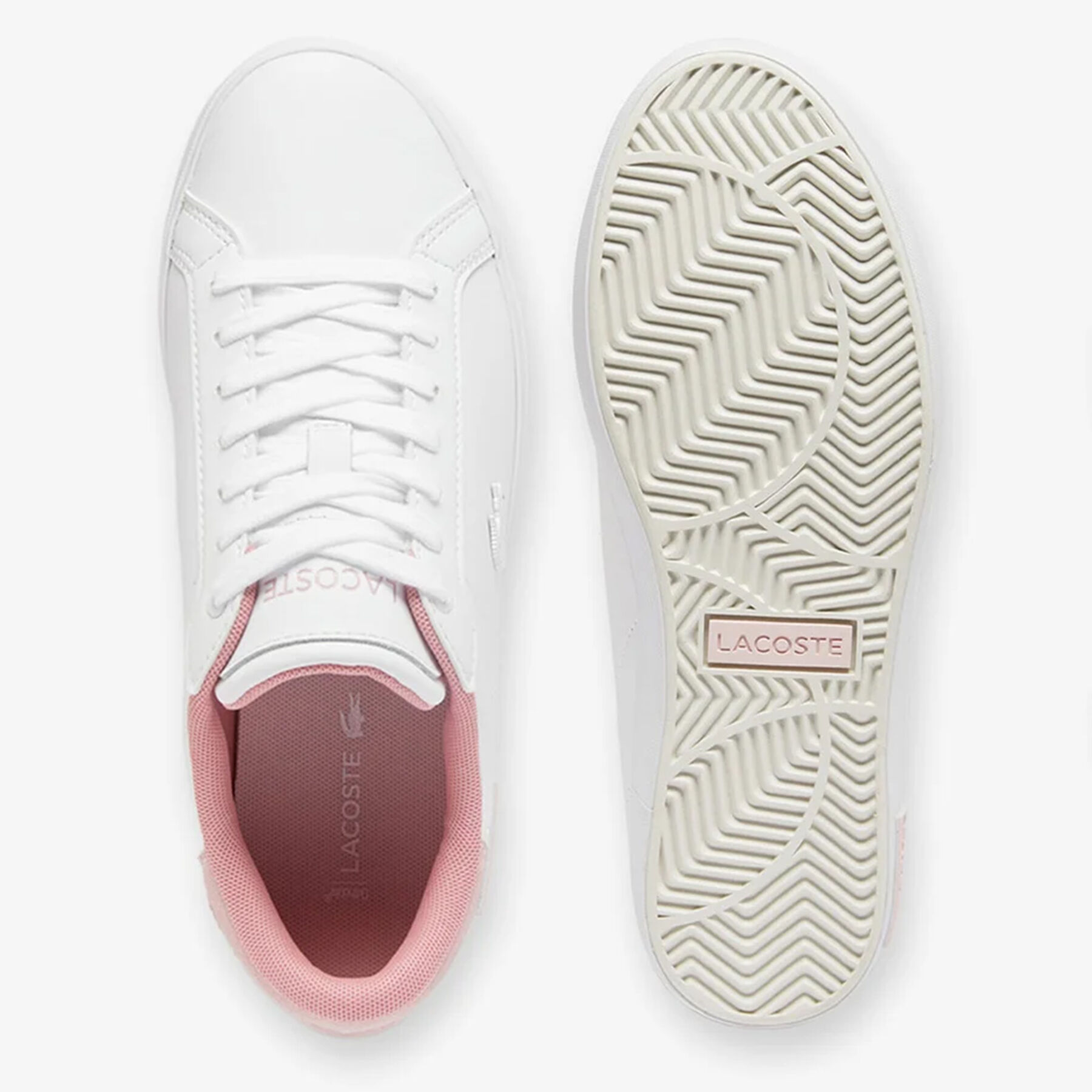 Women's Powercourt Leather Sneakers lacoste women s powercourt leather sneakers
