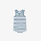 lacoste striped terry baby onesie