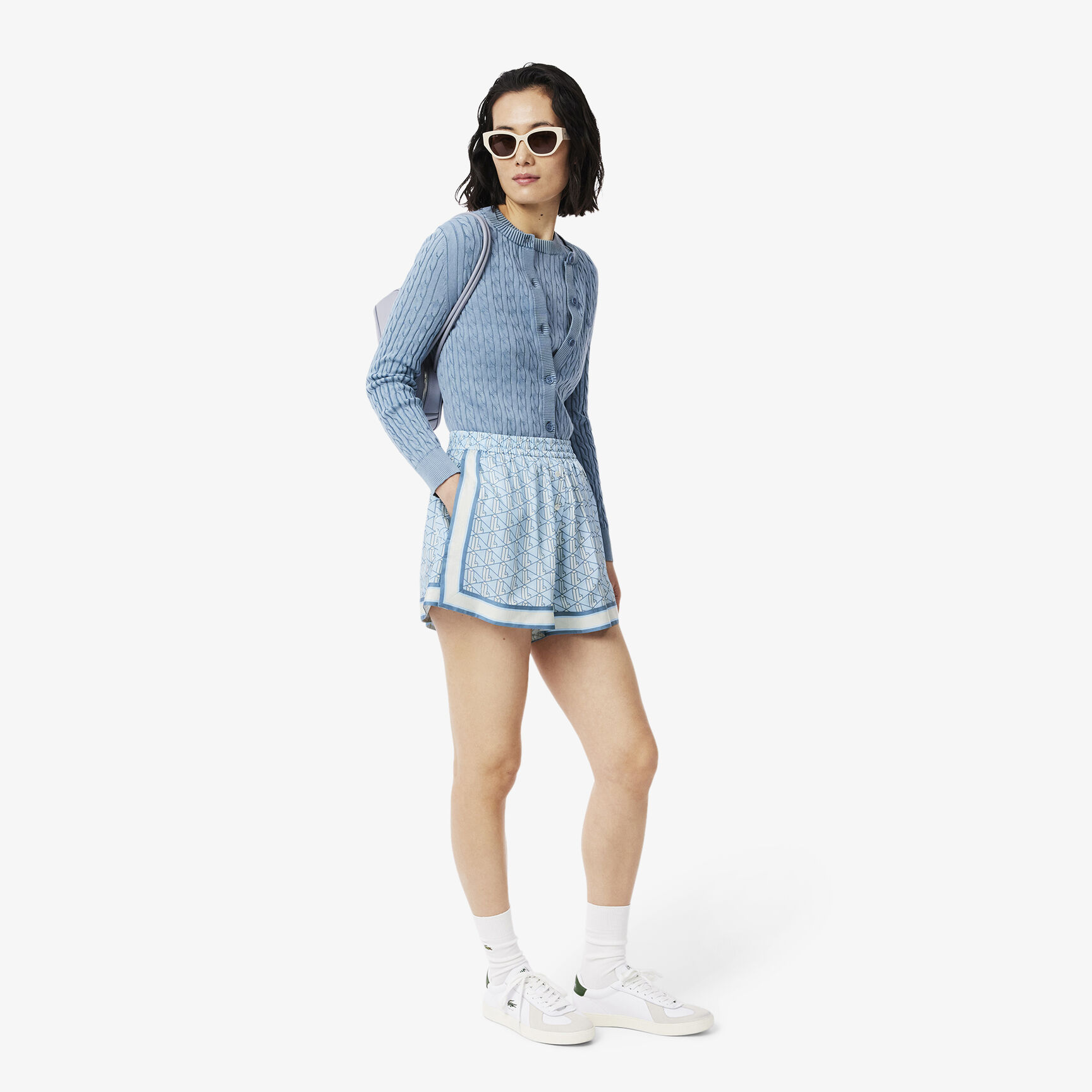 Fluid Monogram Print Shorts