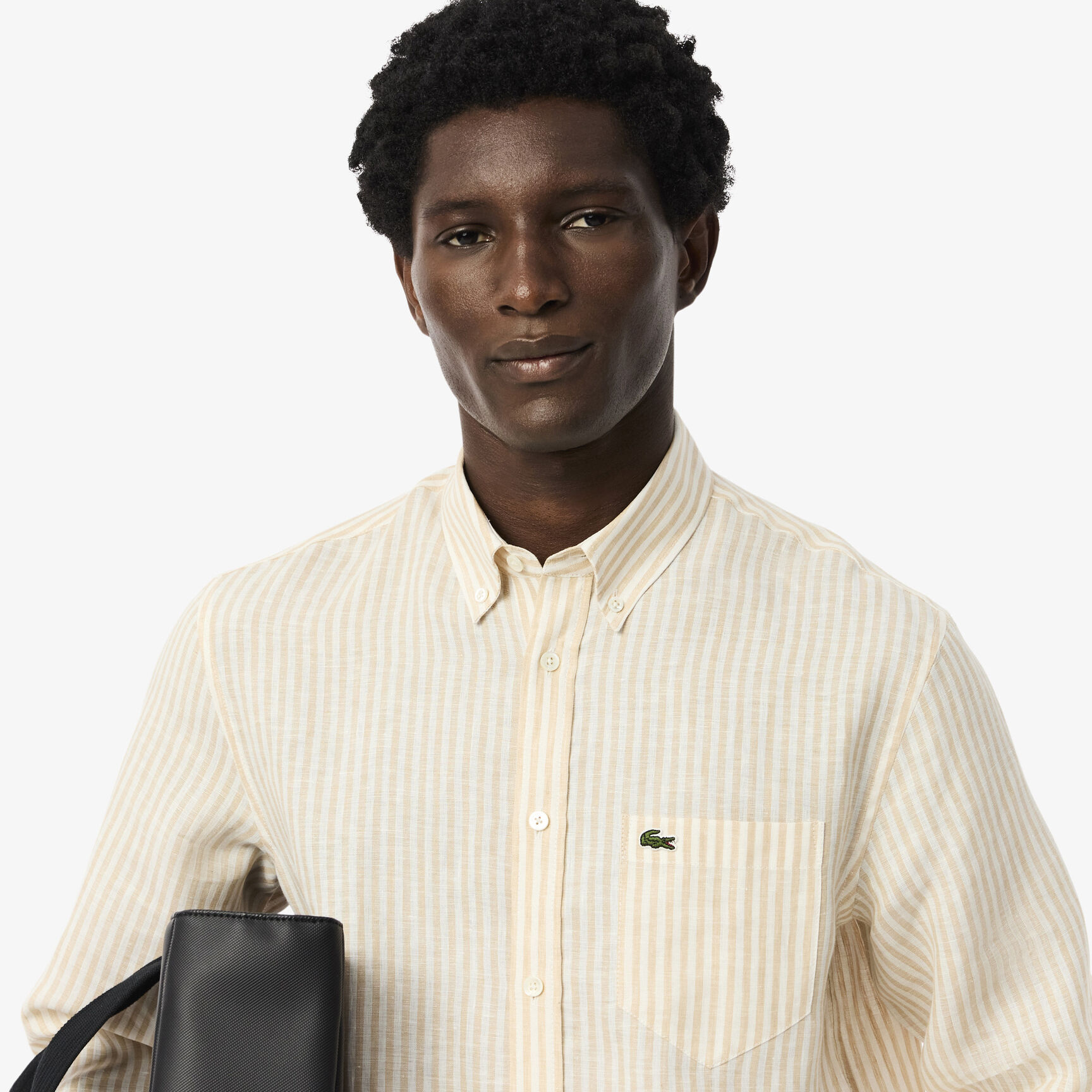 Regular Fit Striped Linen Shirt Regular Fit Striped Linen Shirt