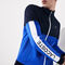 men s lacoste sport colourblock resistant piqu  zip sweatshirt