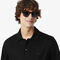 lacoste paris classic fit open neck embroidered polo shirt