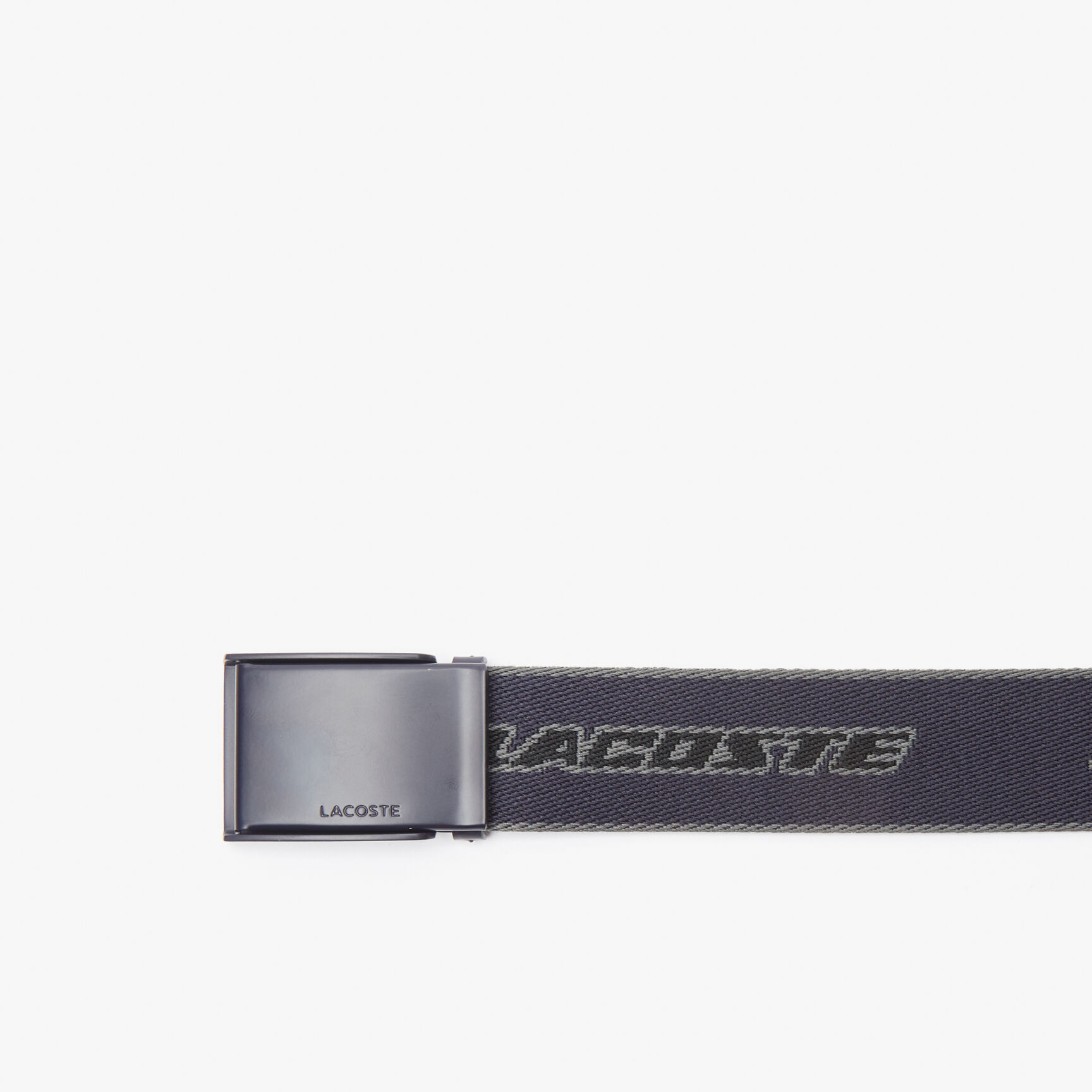 Men's Lacoste Contrast Branded Canvas Belt Men's Lacoste Contrast Branded Canvas Belt