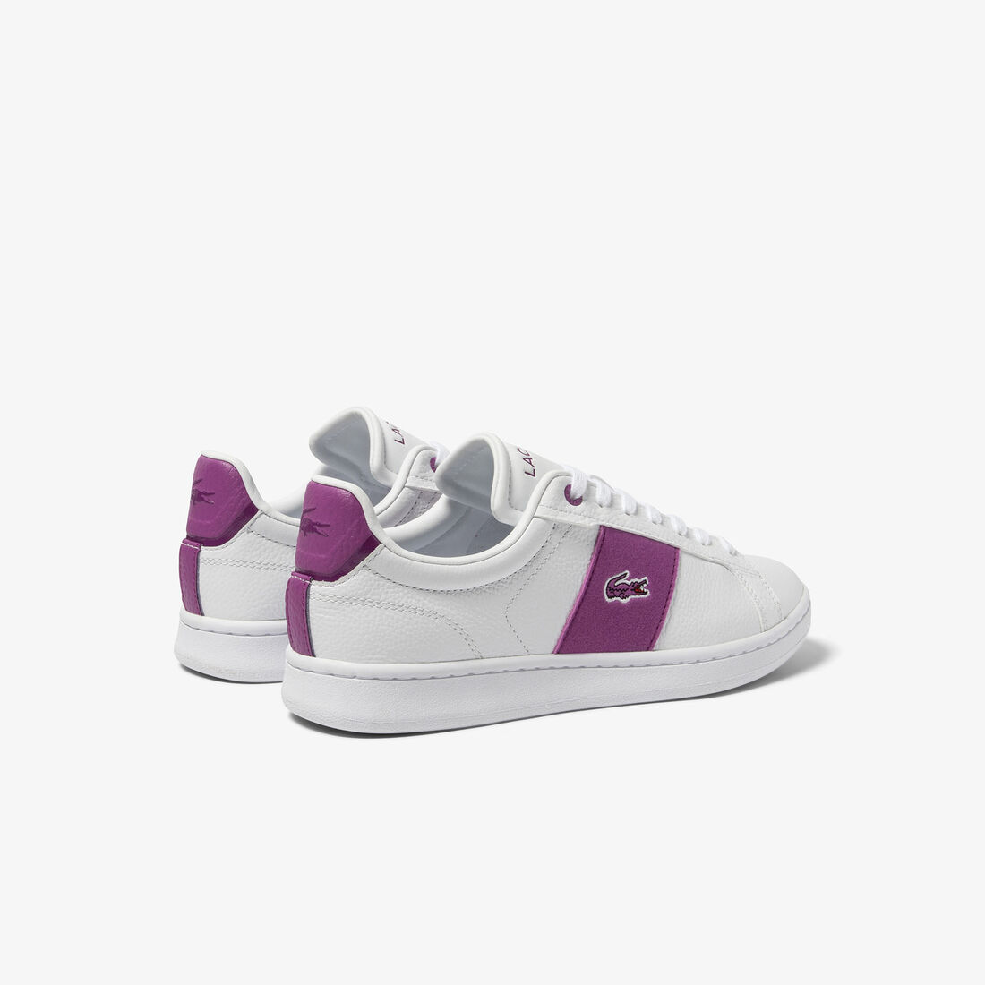 Women's Lacoste Carnaby Pro Leather Colour Block Trainers Women's Lacoste Carnaby Pro Leather Colour Block Trainers