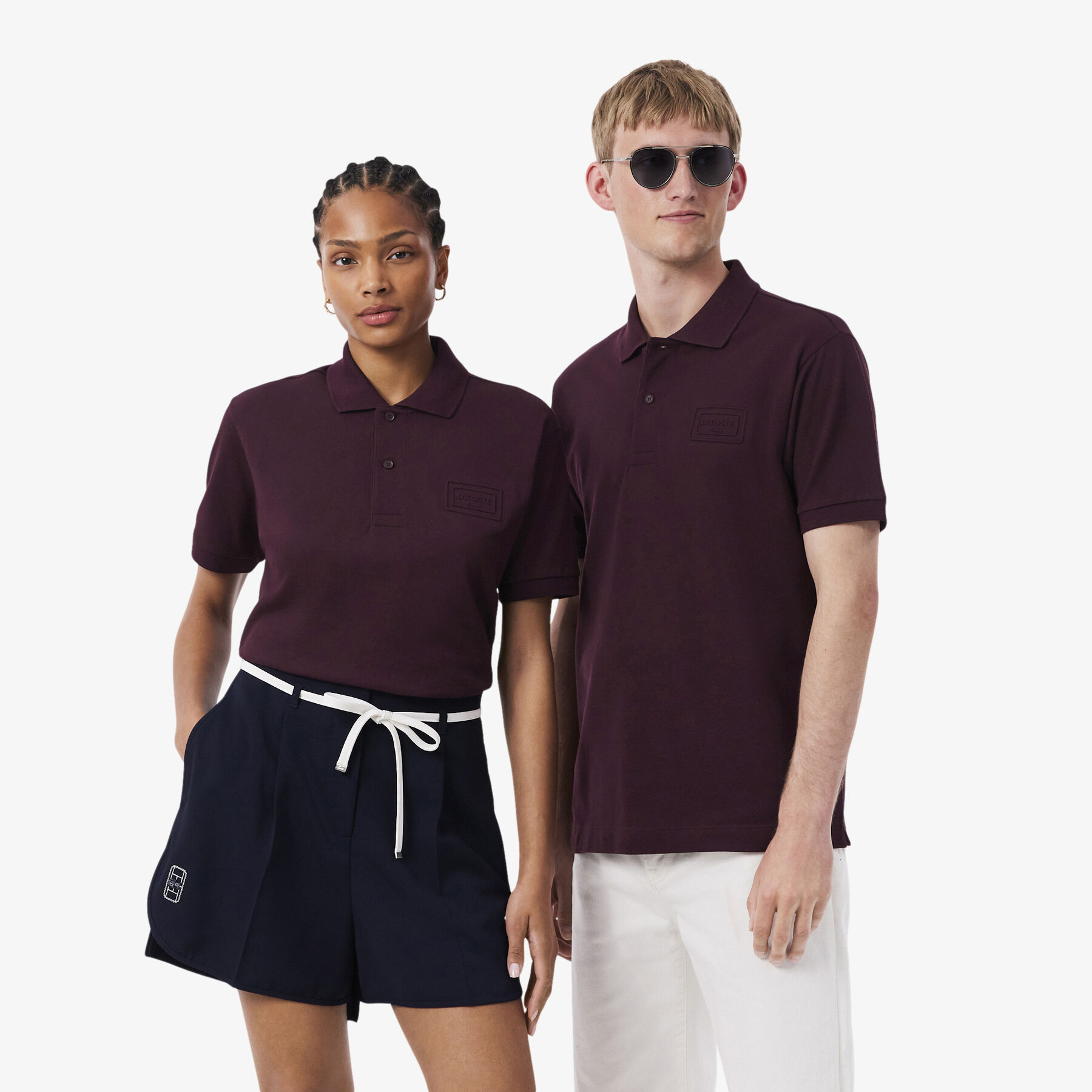 Classic Fit Embossed Branding Polo Shirt lacoste classic fit embossed branding polo shirt