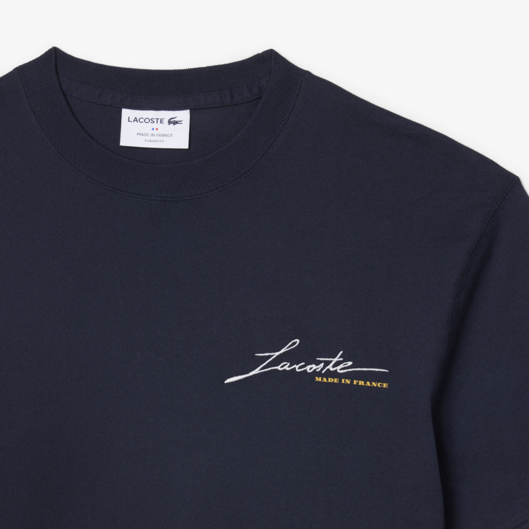 French Made Signature Embroidery T-shirt French Made Signature Embroidery T-shirt
