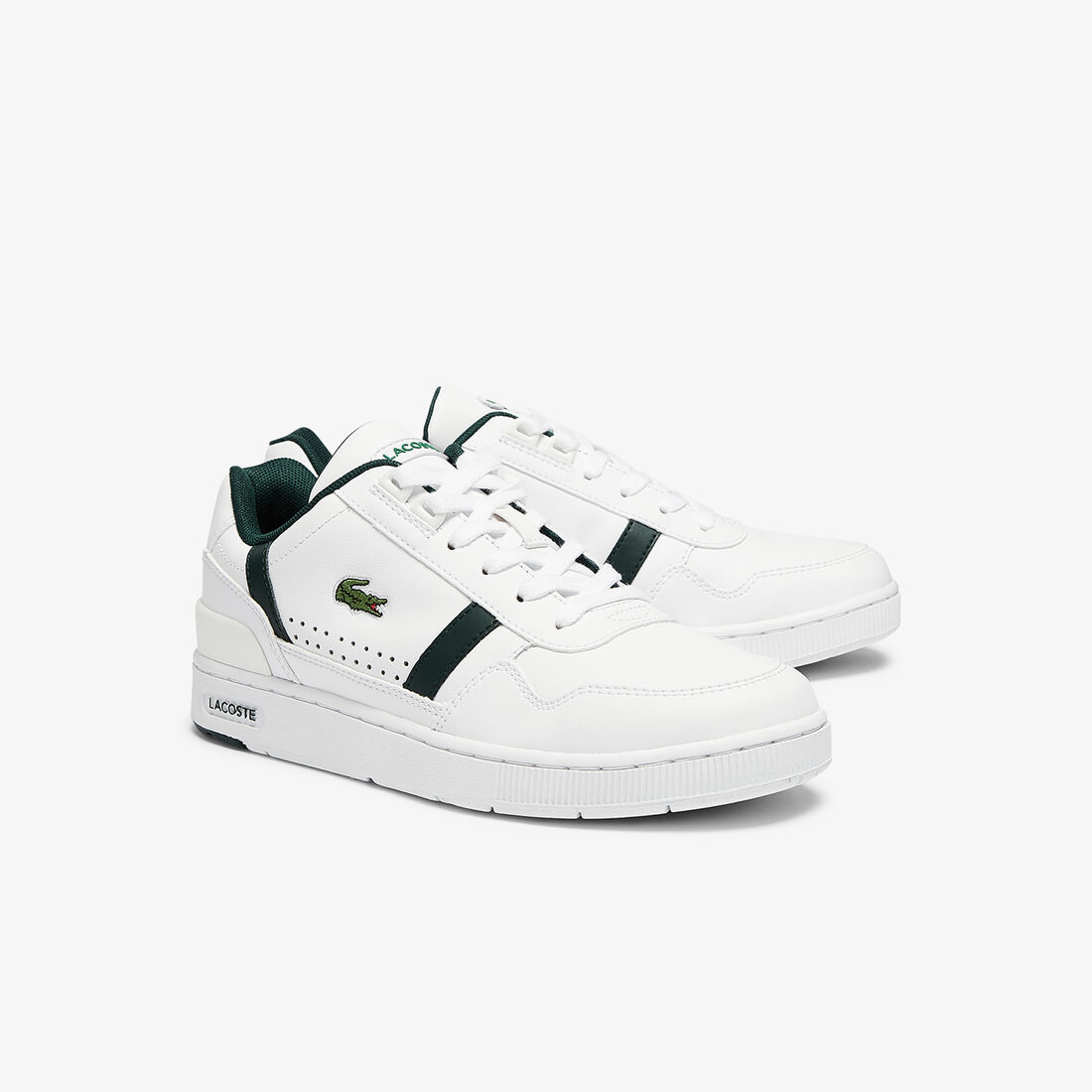 Women's T-Clip Leather and Synthetic Perforated Trainers Women's T-Clip Leather and Synthetic Perforated Trainers