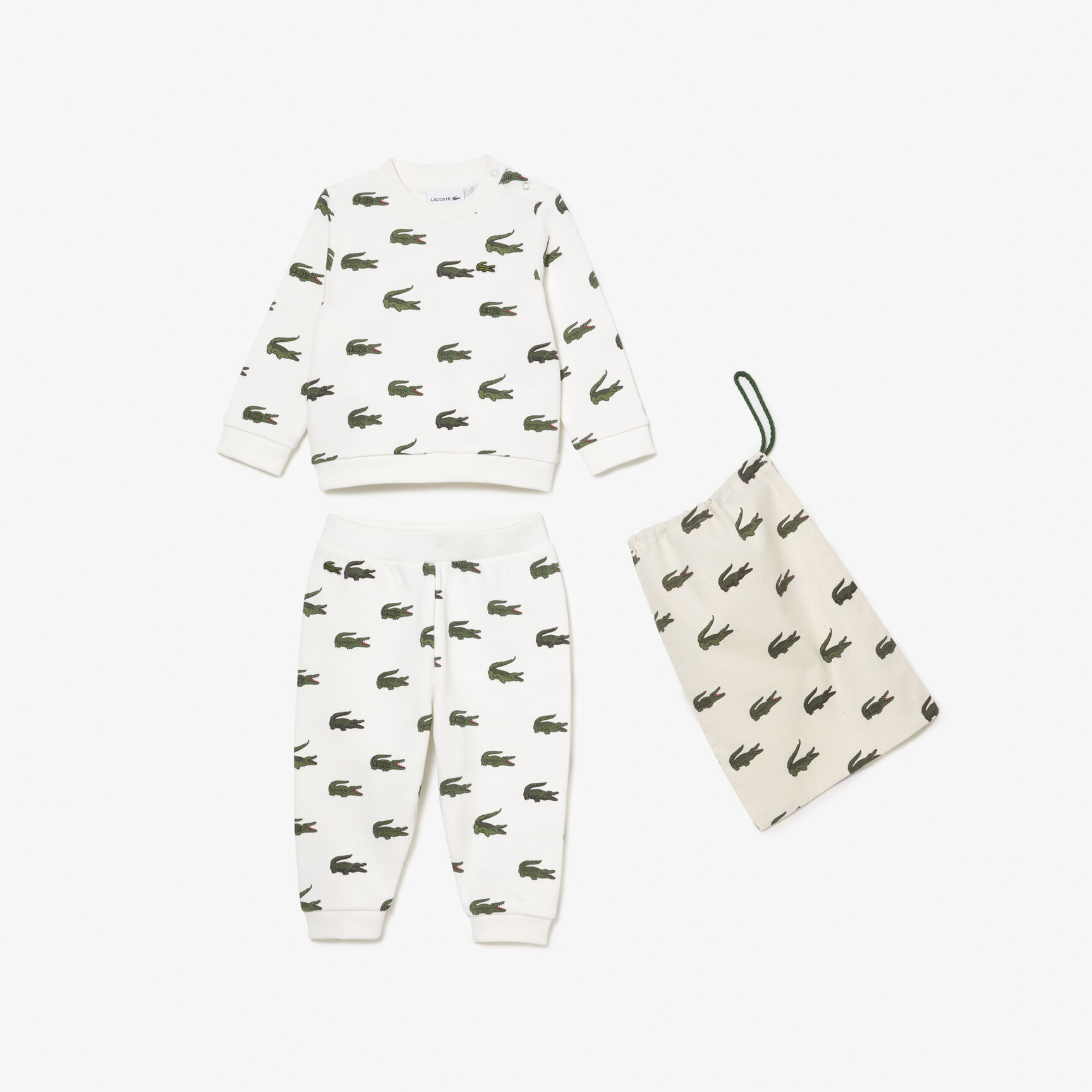 Croc Print Cotton Pyjamas Gift Set Croc Print Cotton Pyjamas Gift Set