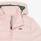 lacoste unisex hooded diamond taffeta puffed jacket