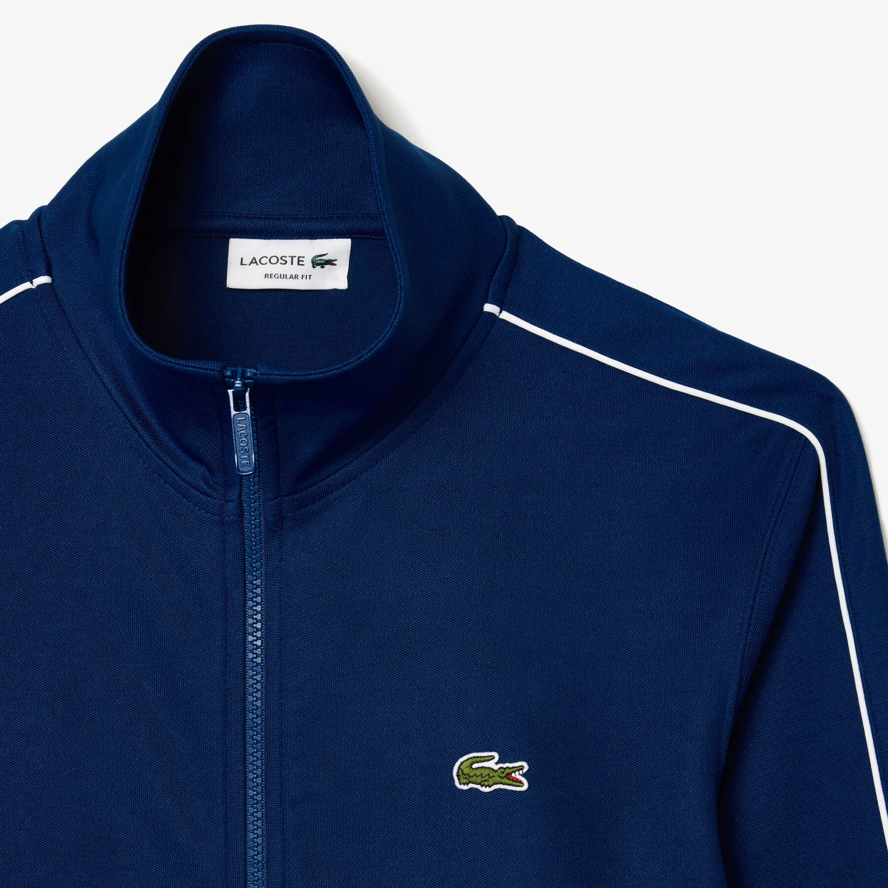 Paris Pique Zip Front Track Jacket