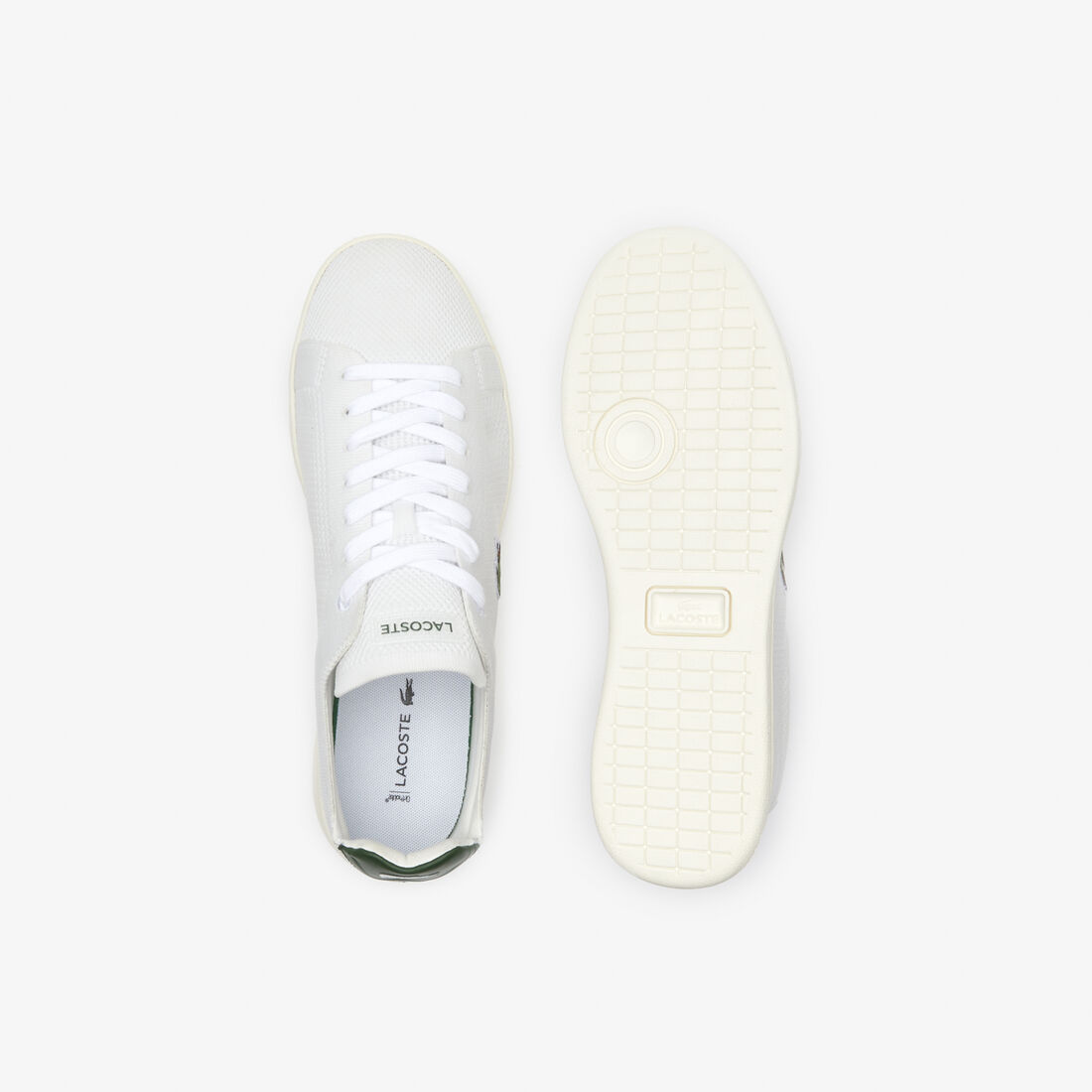 Men's Lacoste Carnaby Pique Textile Trainers Men's Lacoste Carnaby Pique Textile Trainers