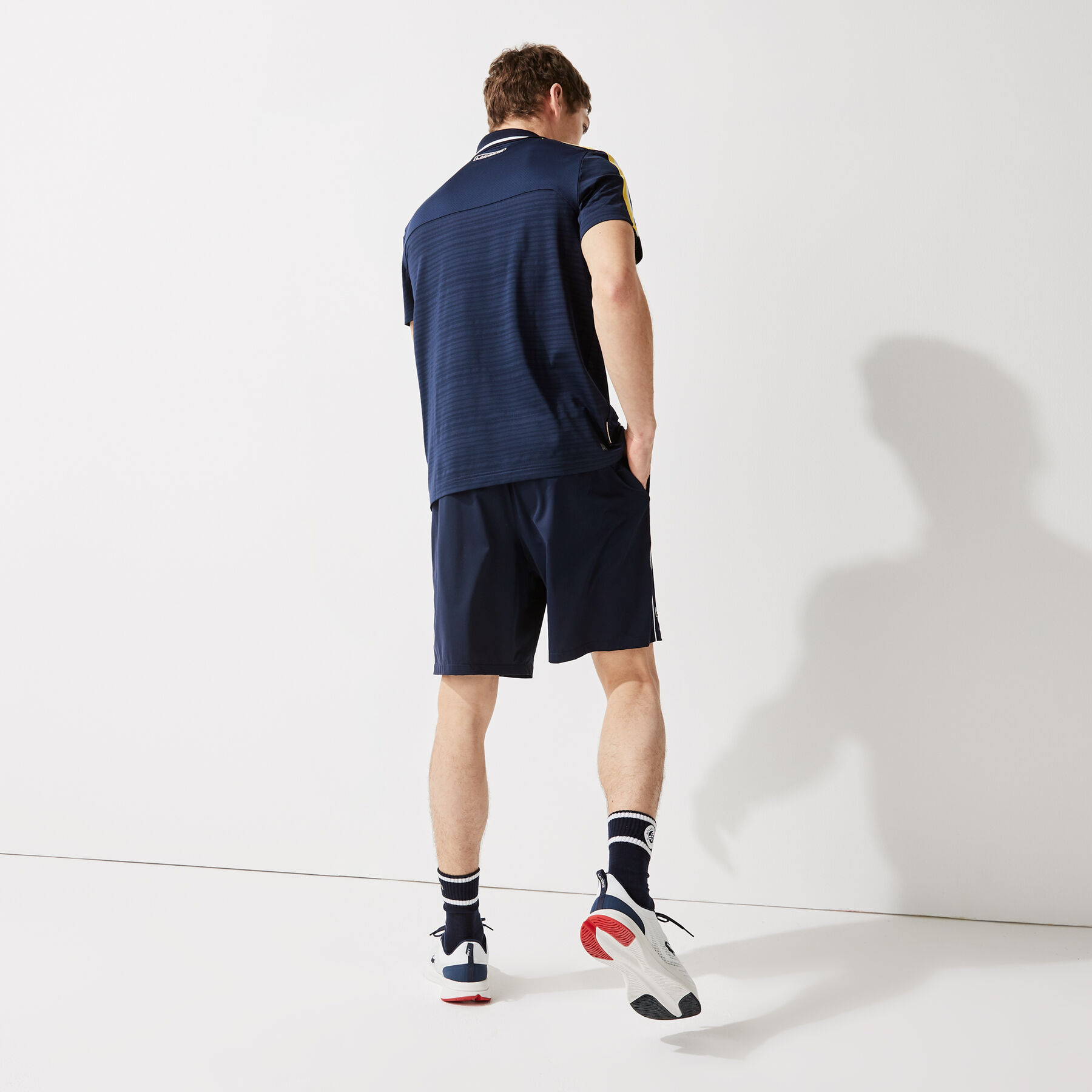 شورت مرن خفيف للرجال مجموعة Lacoste SPORT French Open لاكوست شورت مرن خفيف للرجال مجموعة lacoste sport french open
