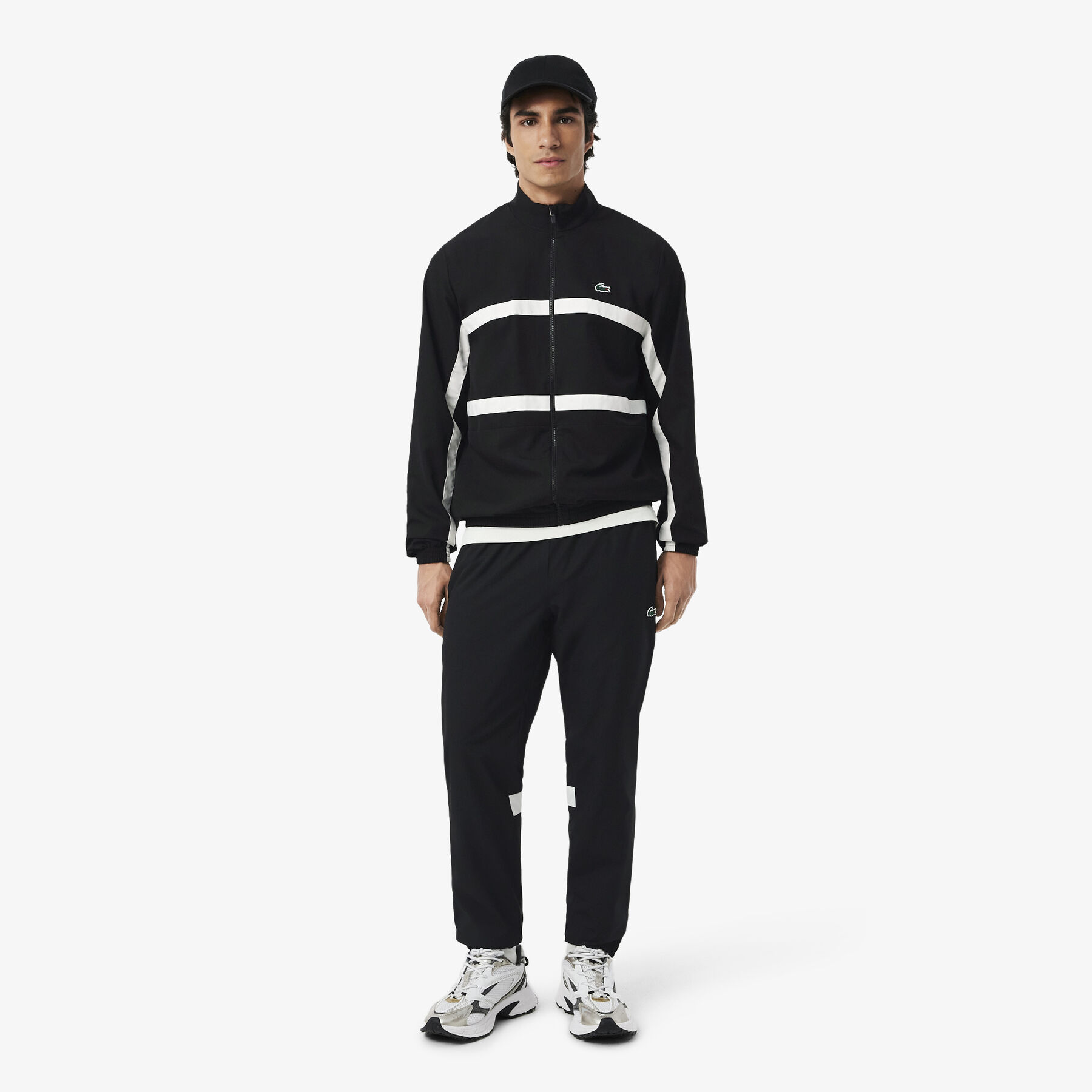 lacoste sport printed tracksuit